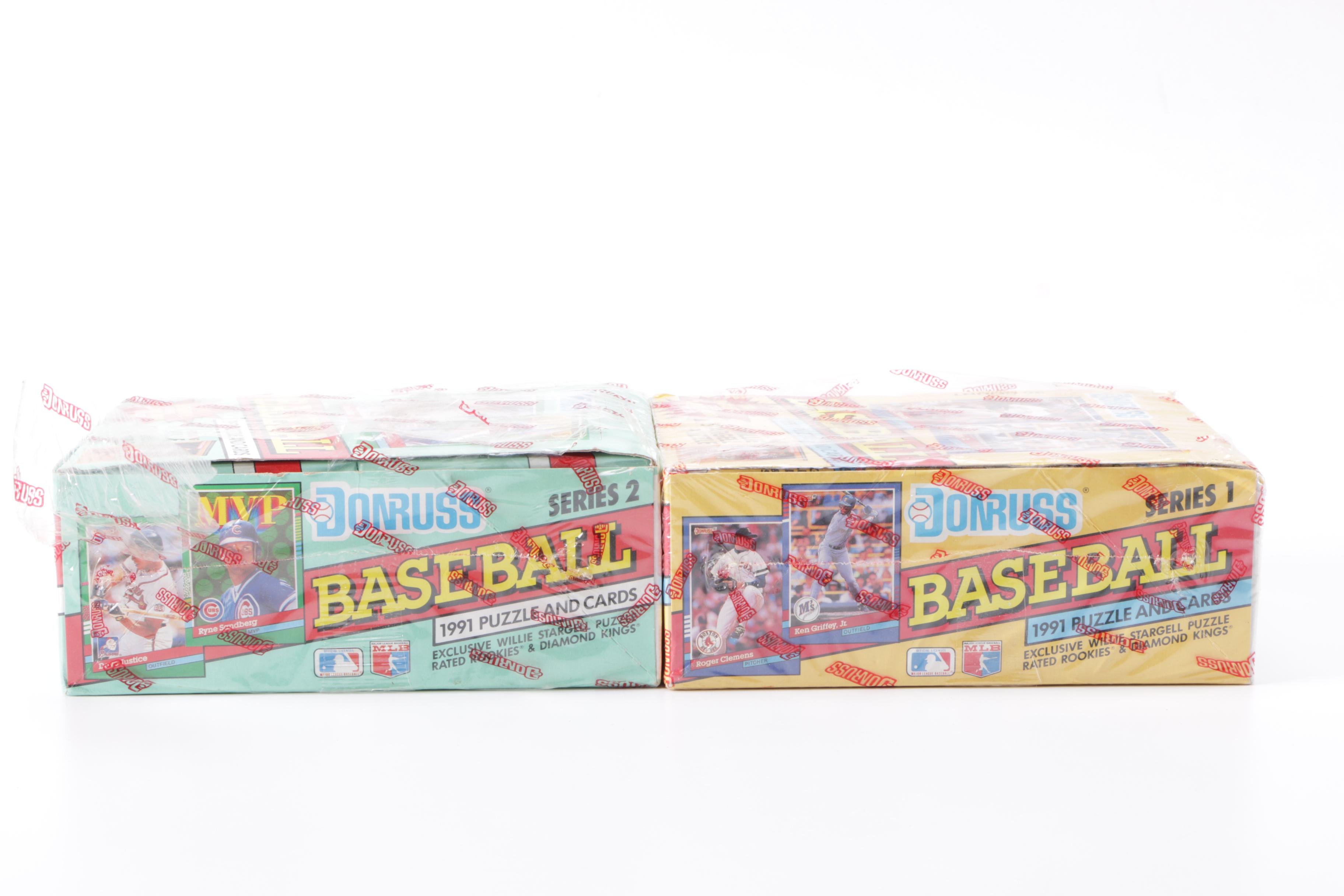 Sealed 1991 Donruss Baseball Card Packs