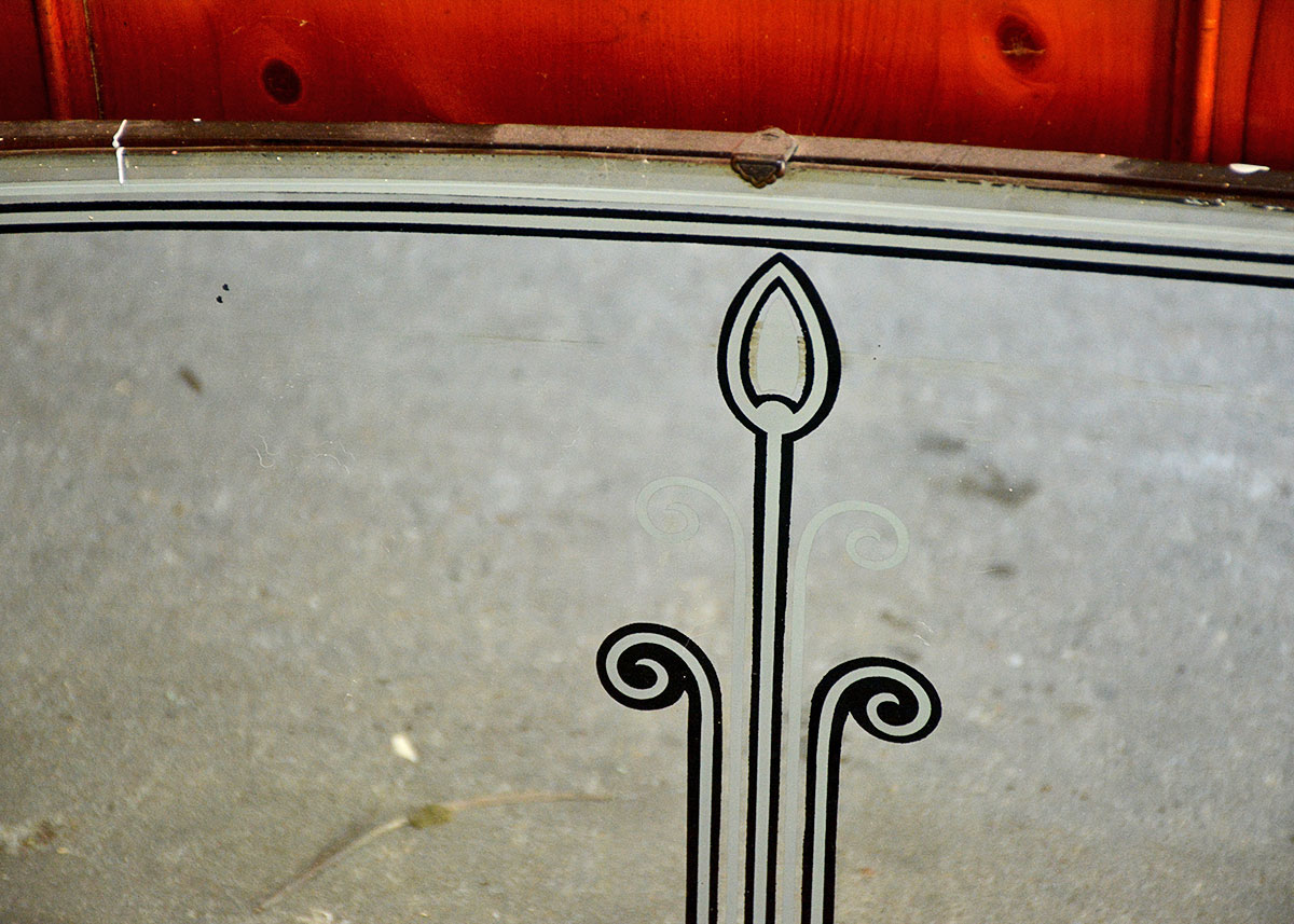 Art Deco Style Horizontal Wall Mirror