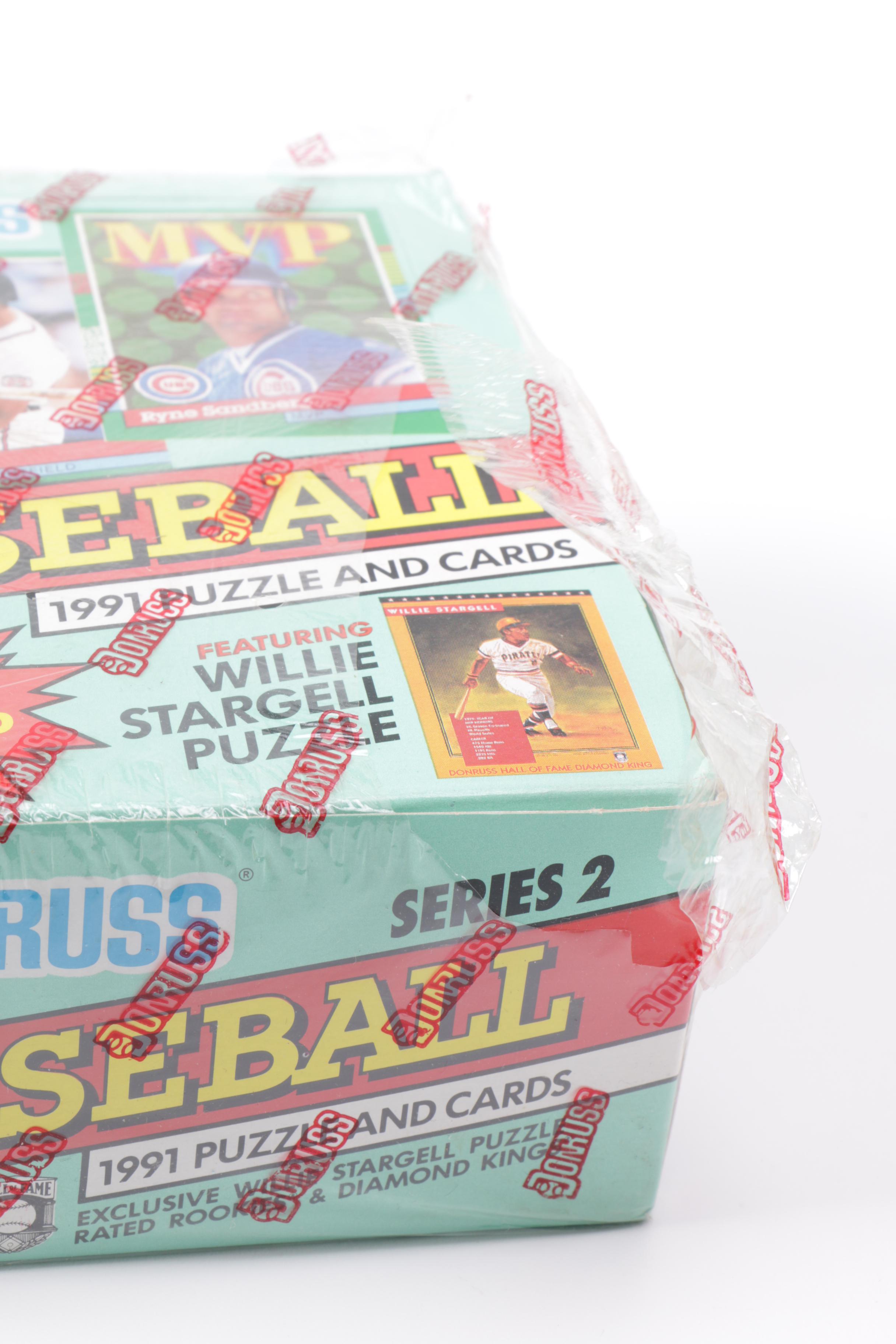 Sealed 1991 Donruss Baseball Card Packs