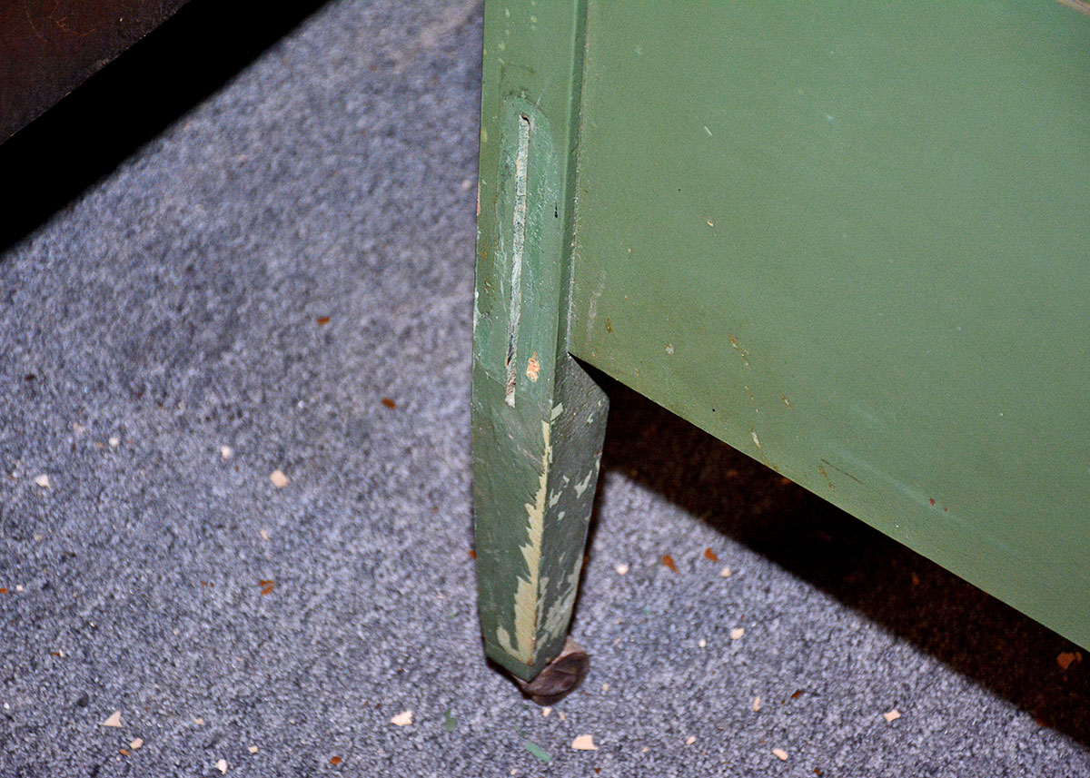 Vintage Berkey & Gay Furniture Hand Painted Bedframe