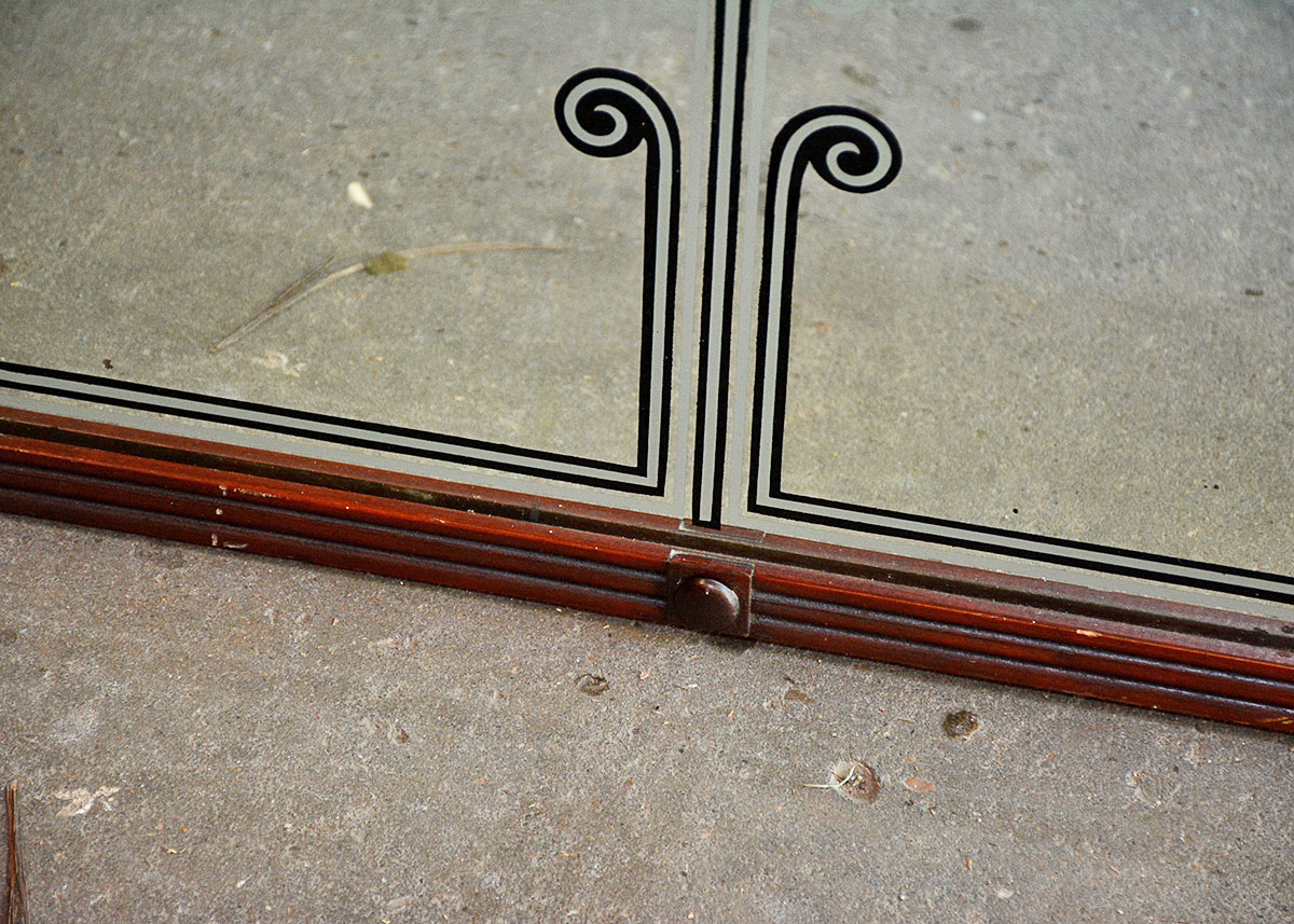 Art Deco Style Horizontal Wall Mirror