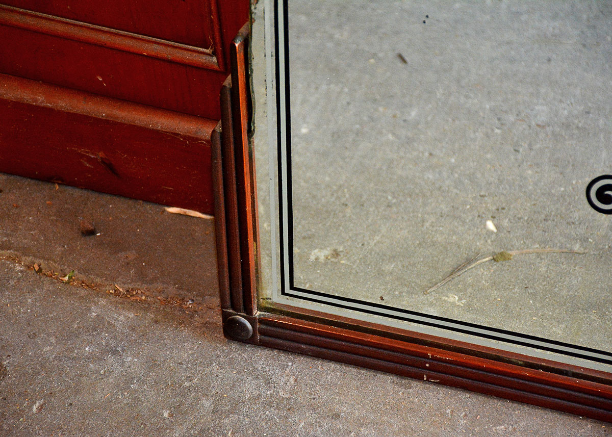 Art Deco Style Horizontal Wall Mirror