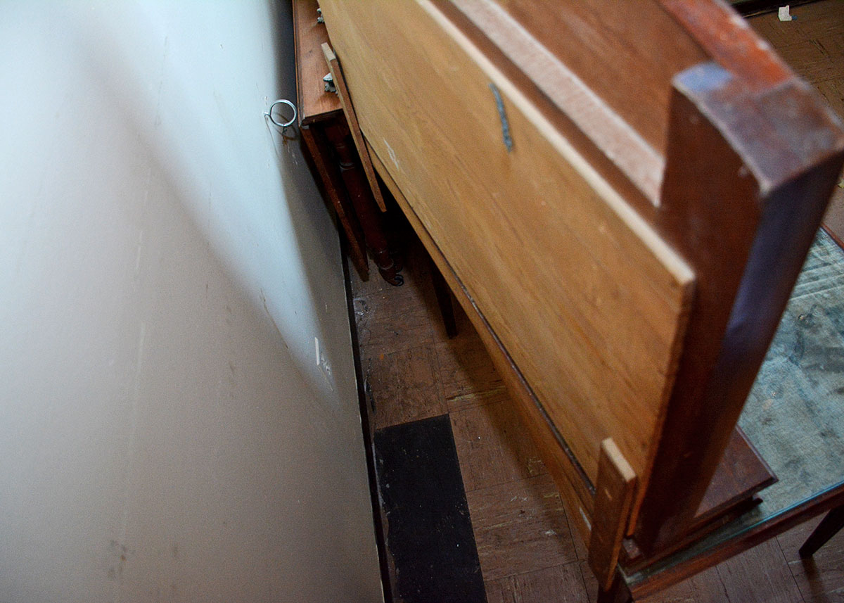 French Art Nouveau Style Writing Table with Mirror