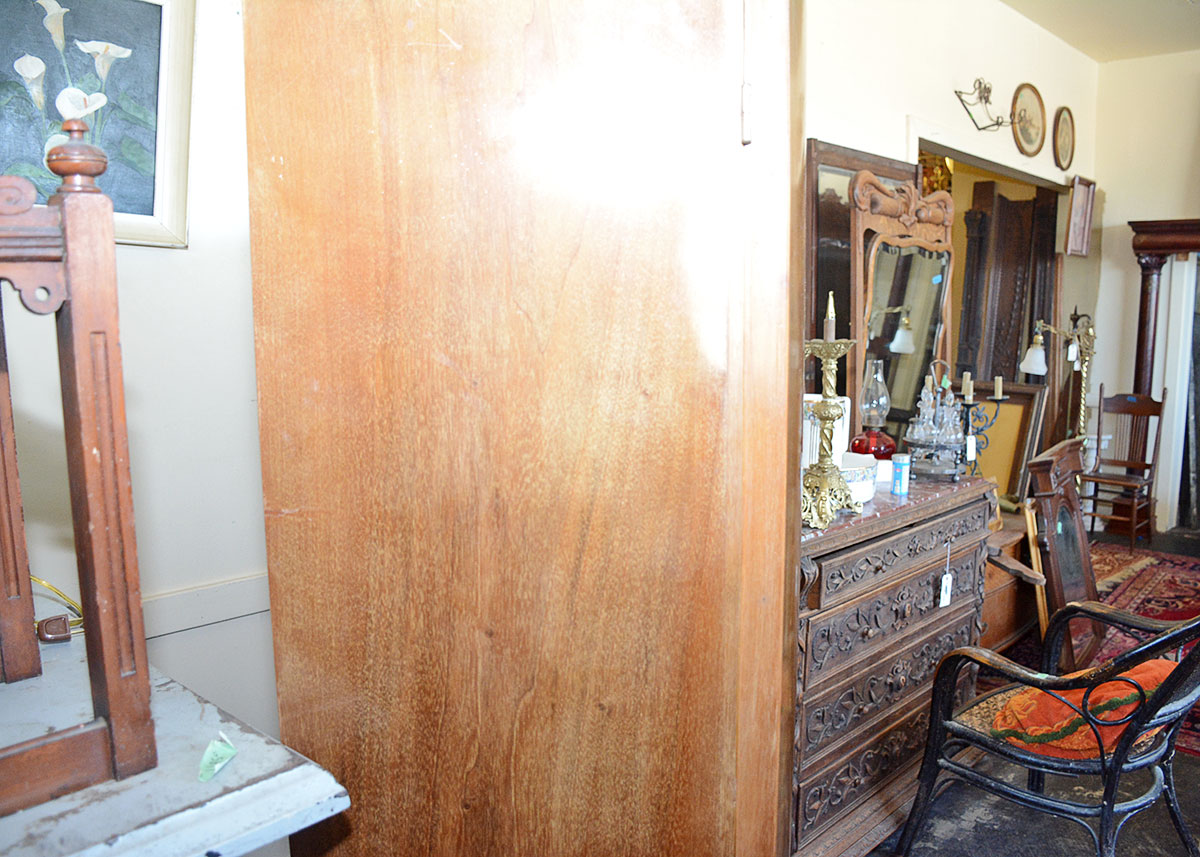 French Art Deco Style Three Door Armoire