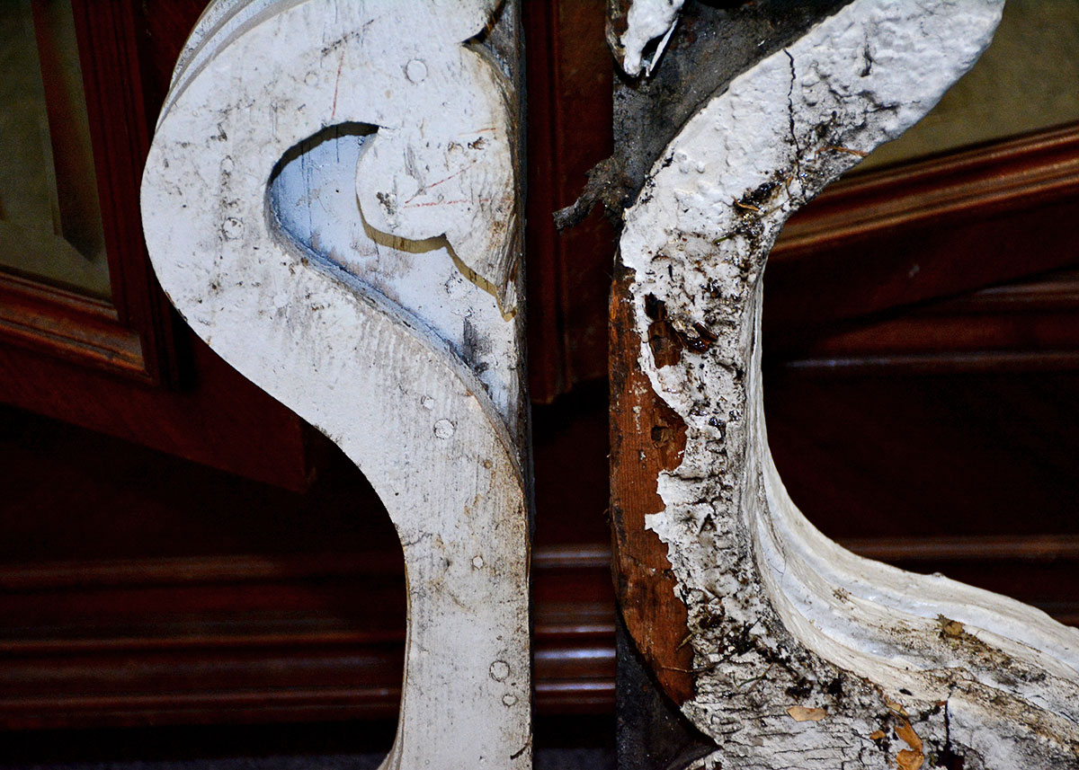 Pair of Antique Wooden Architectural Brackets