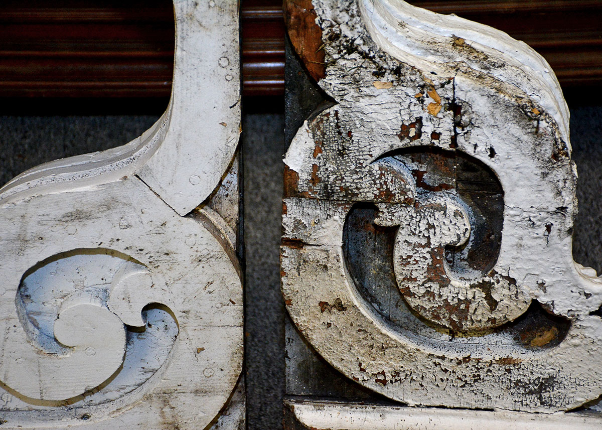 Pair of Antique Wooden Architectural Brackets
