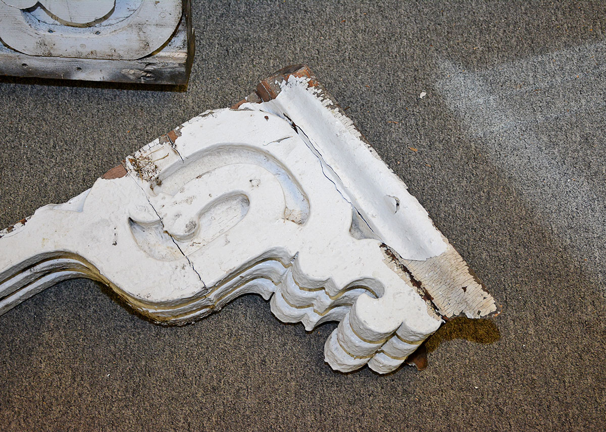 Pair of Antique Wooden Architectural Brackets