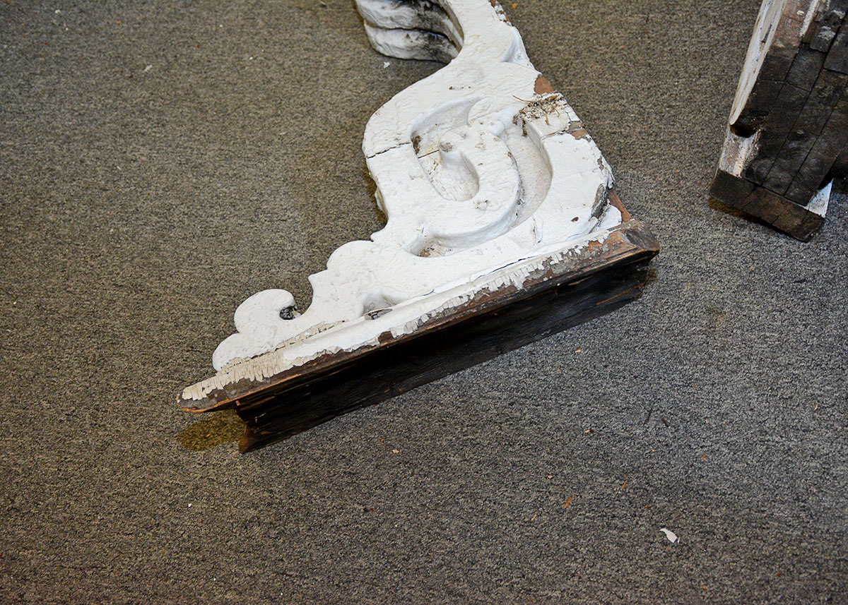 Pair of Antique Wooden Architectural Brackets