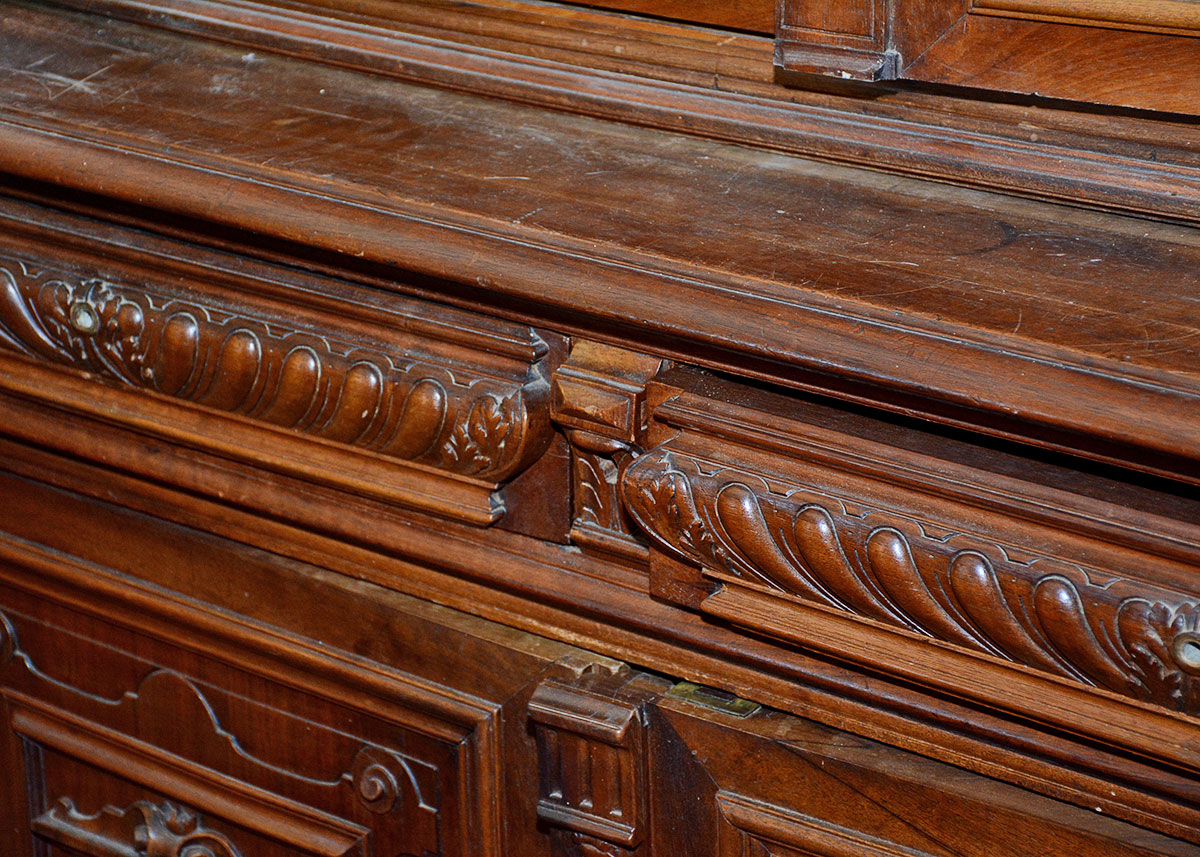 Antique Mahogany China Cabinet
