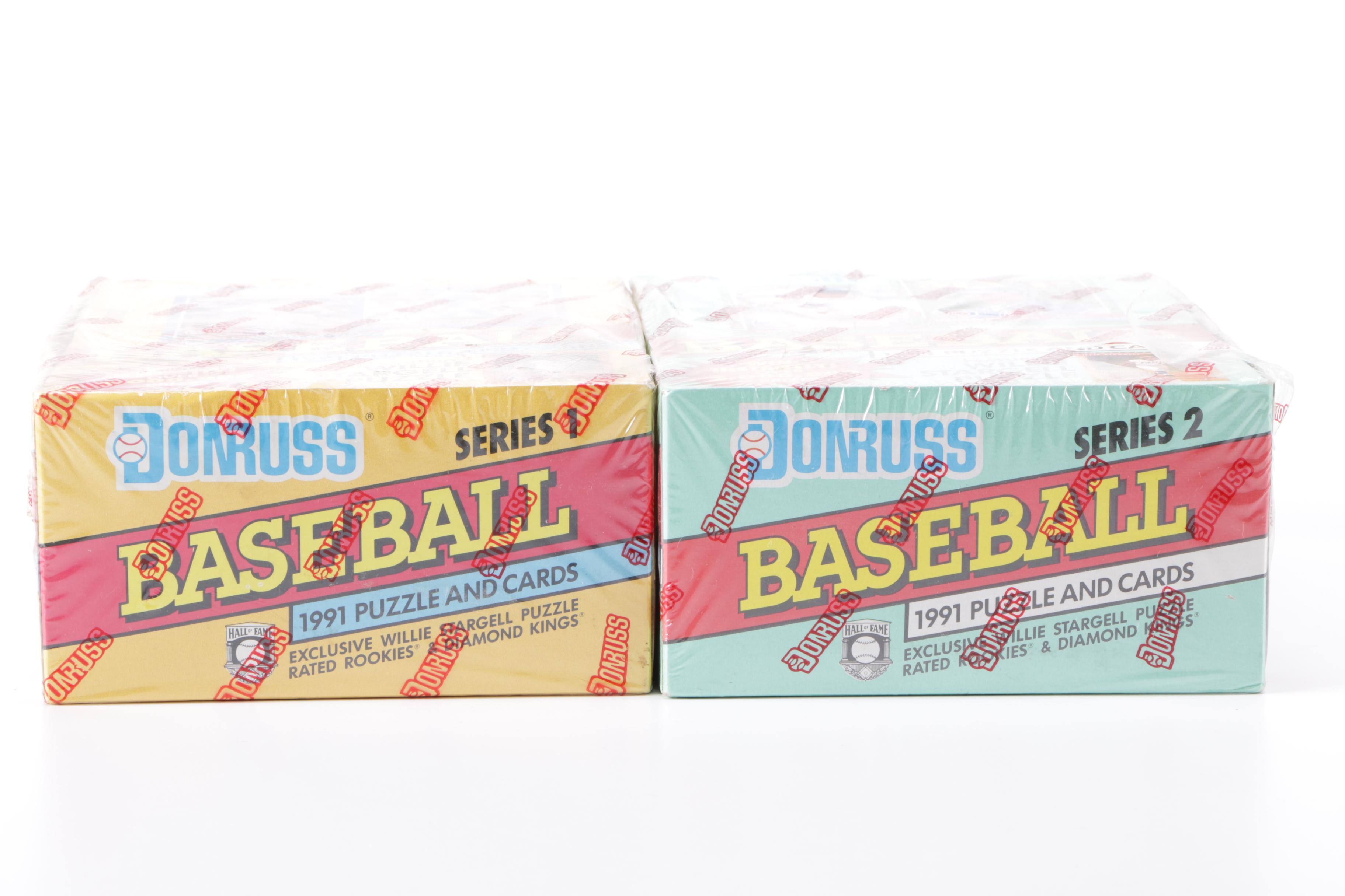 Sealed 1991 Donruss Baseball Card Packs