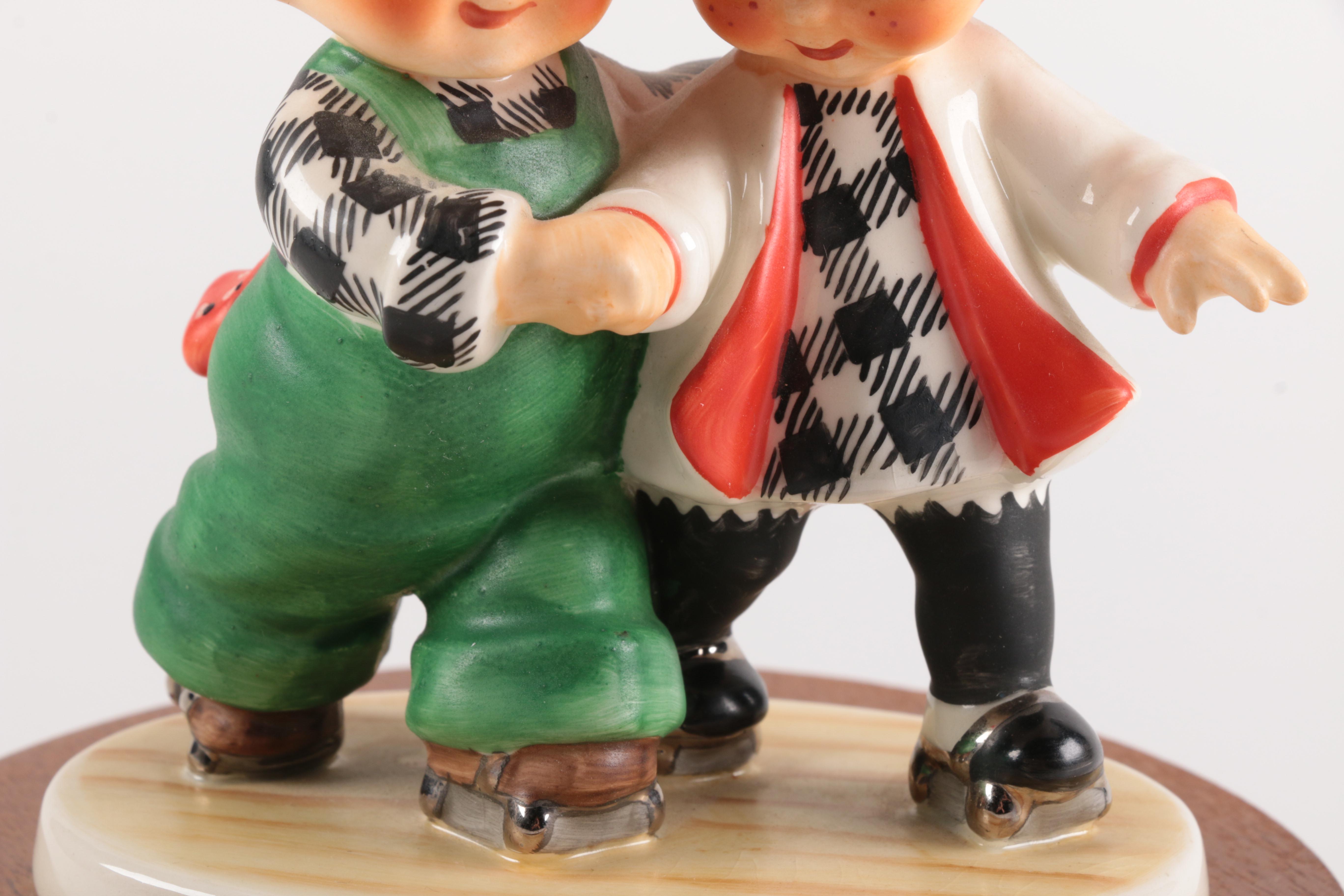 Mapsa Swiss Music Box with Red-Headed Children