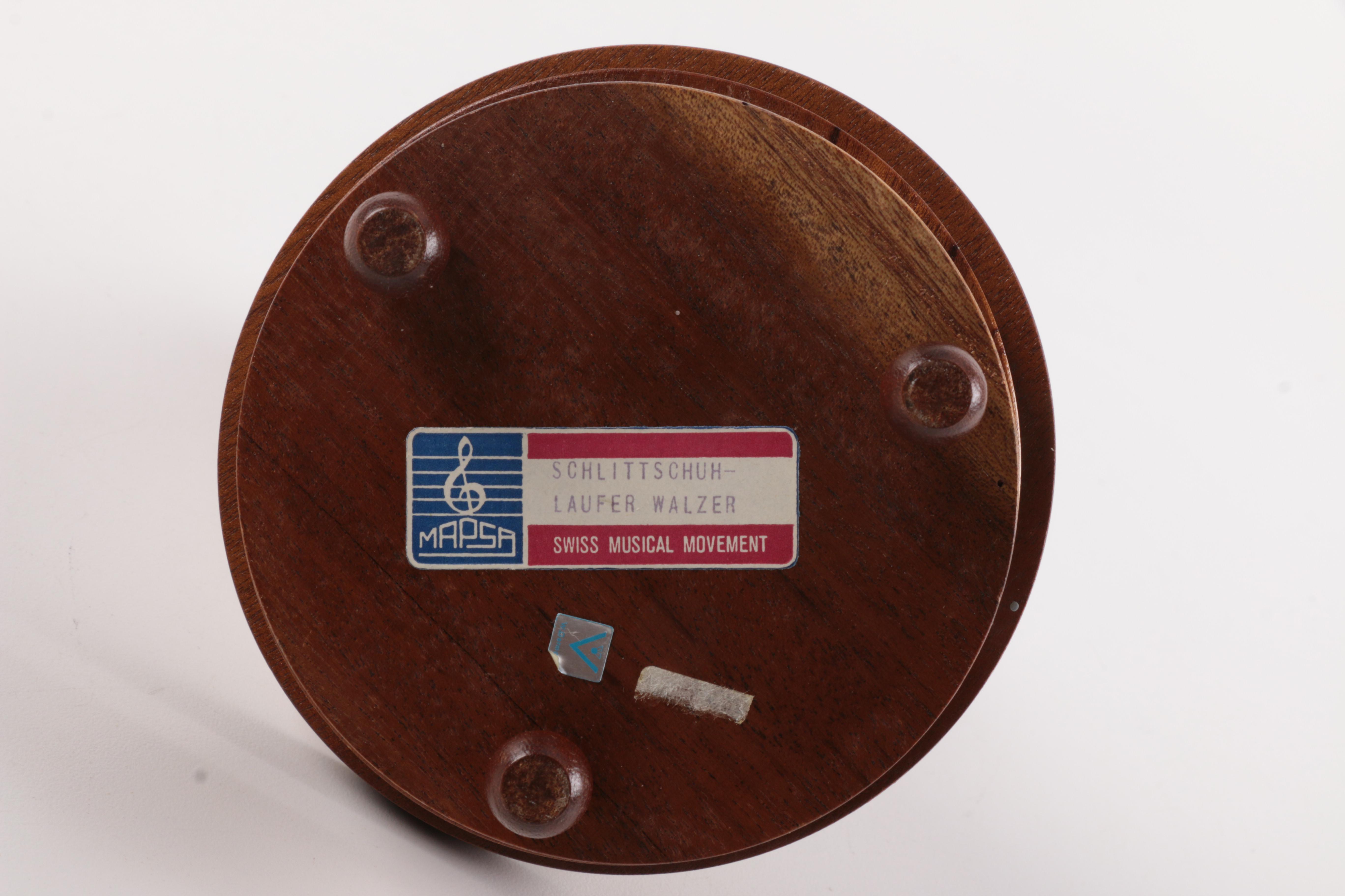 Mapsa Swiss Music Box with Red-Headed Children