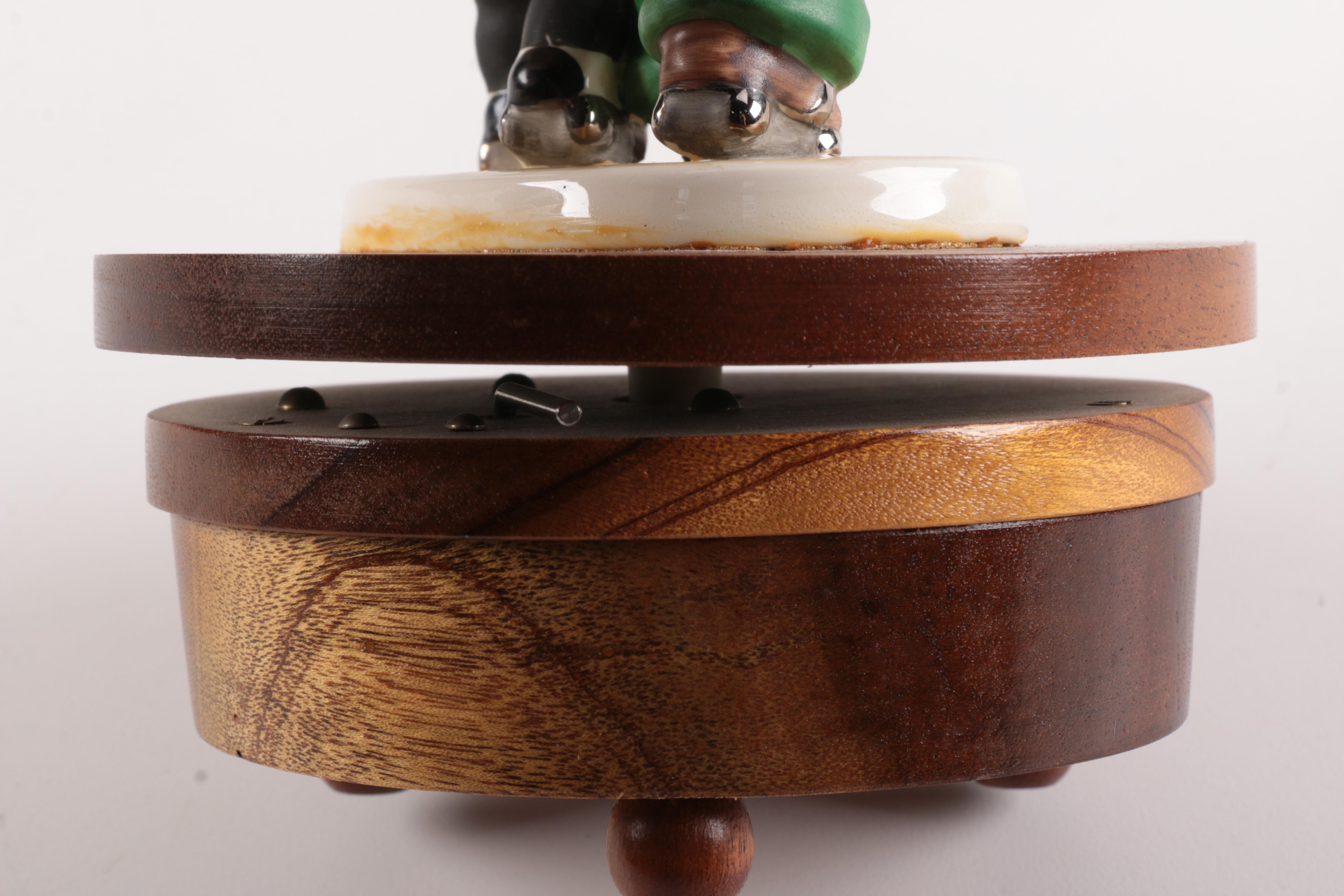 Mapsa Swiss Music Box with Red-Headed Children