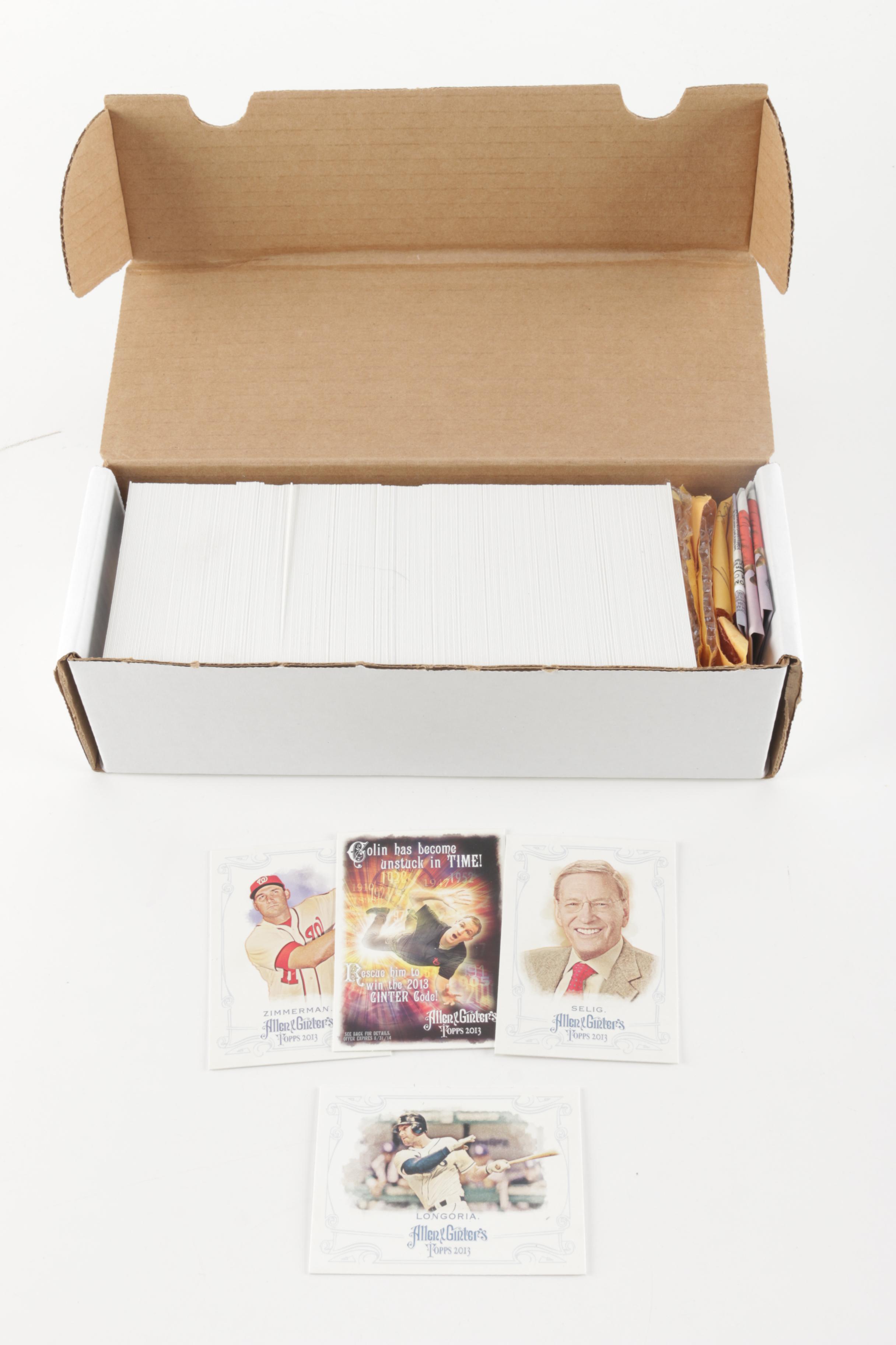 2013 Allen and Ginter's Topps Basic Set