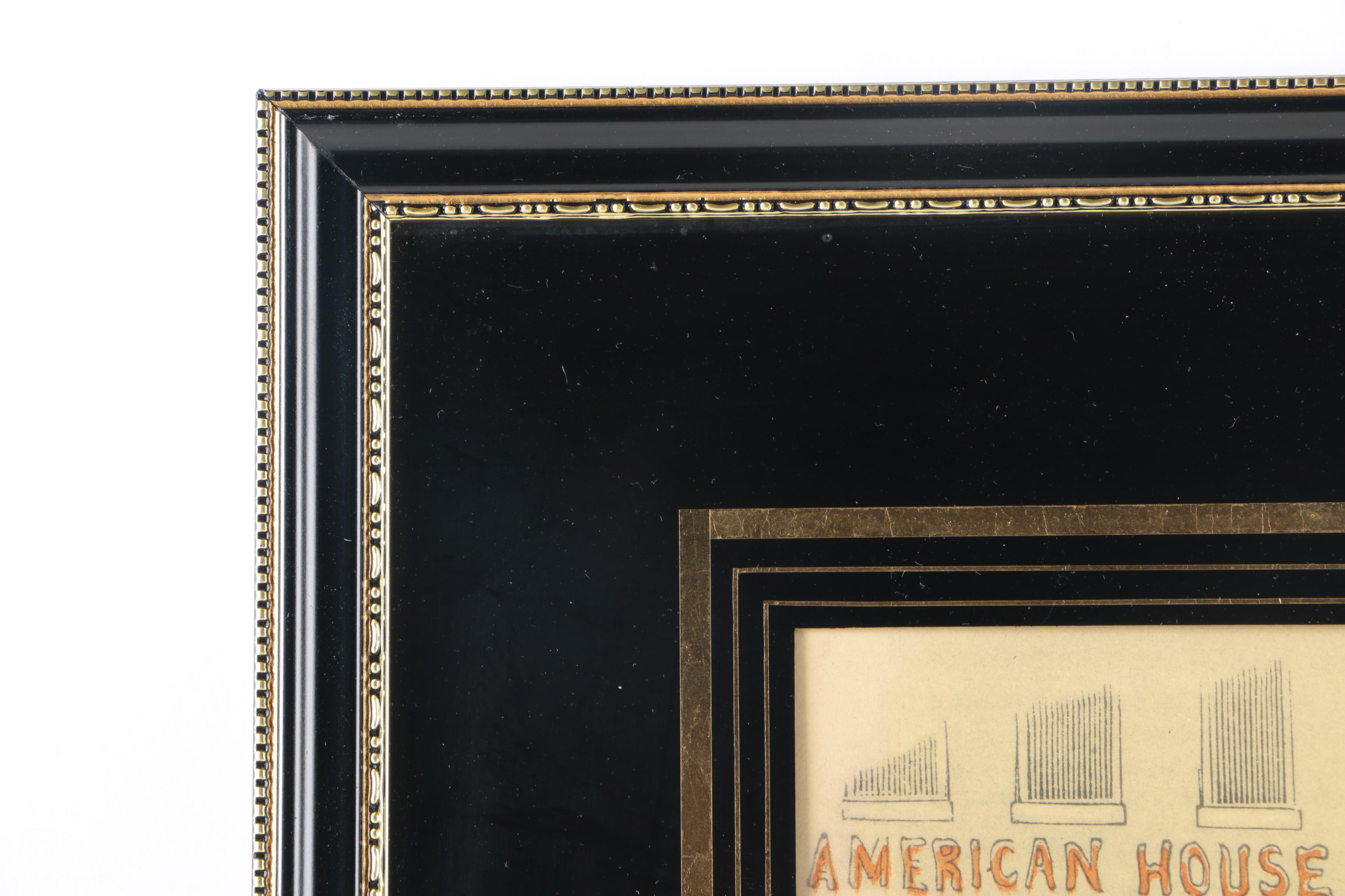 Hand Colored Lithograph Prints of New York Street Scenes