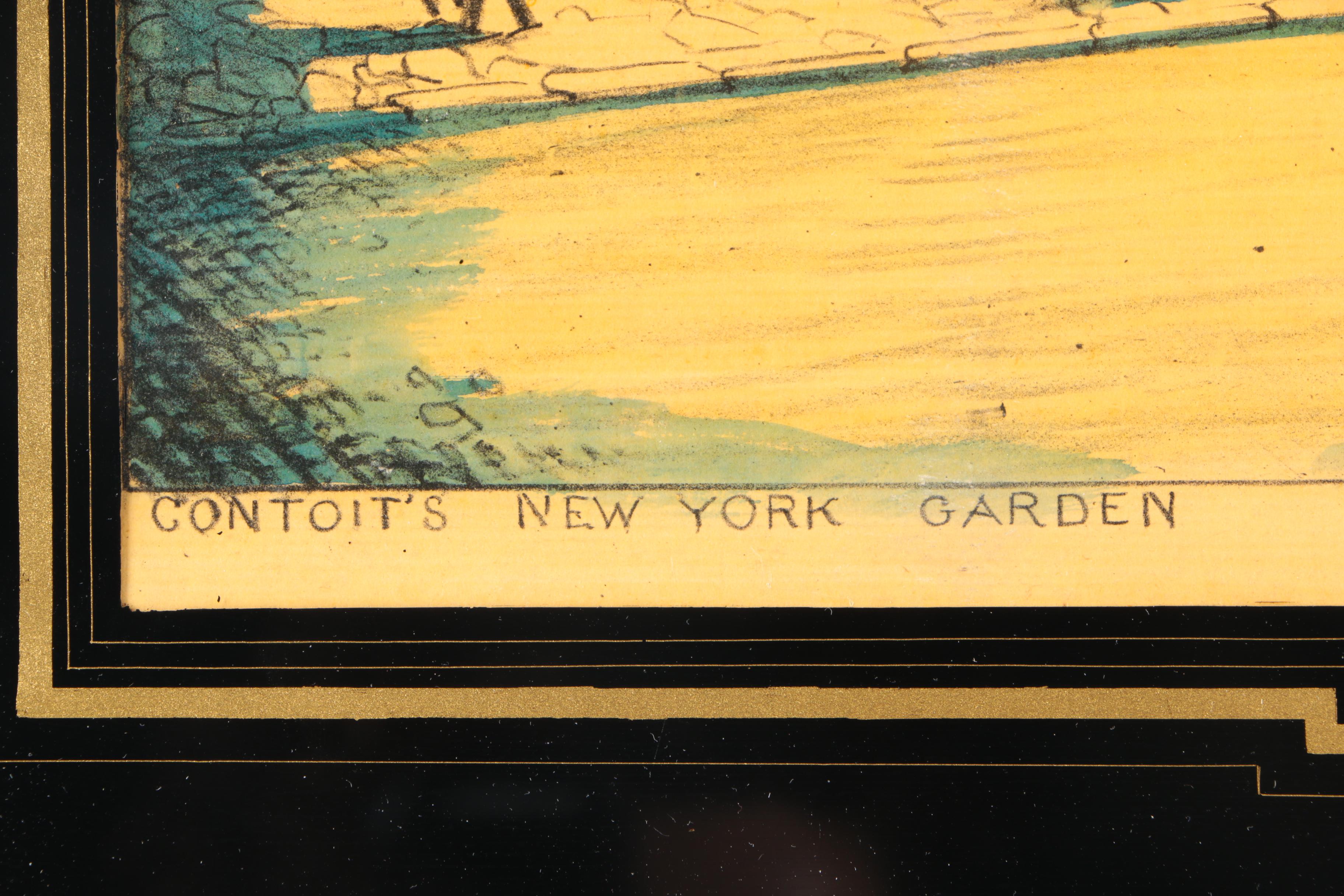 Hand Colored Lithograph Prints of New York Street Scenes