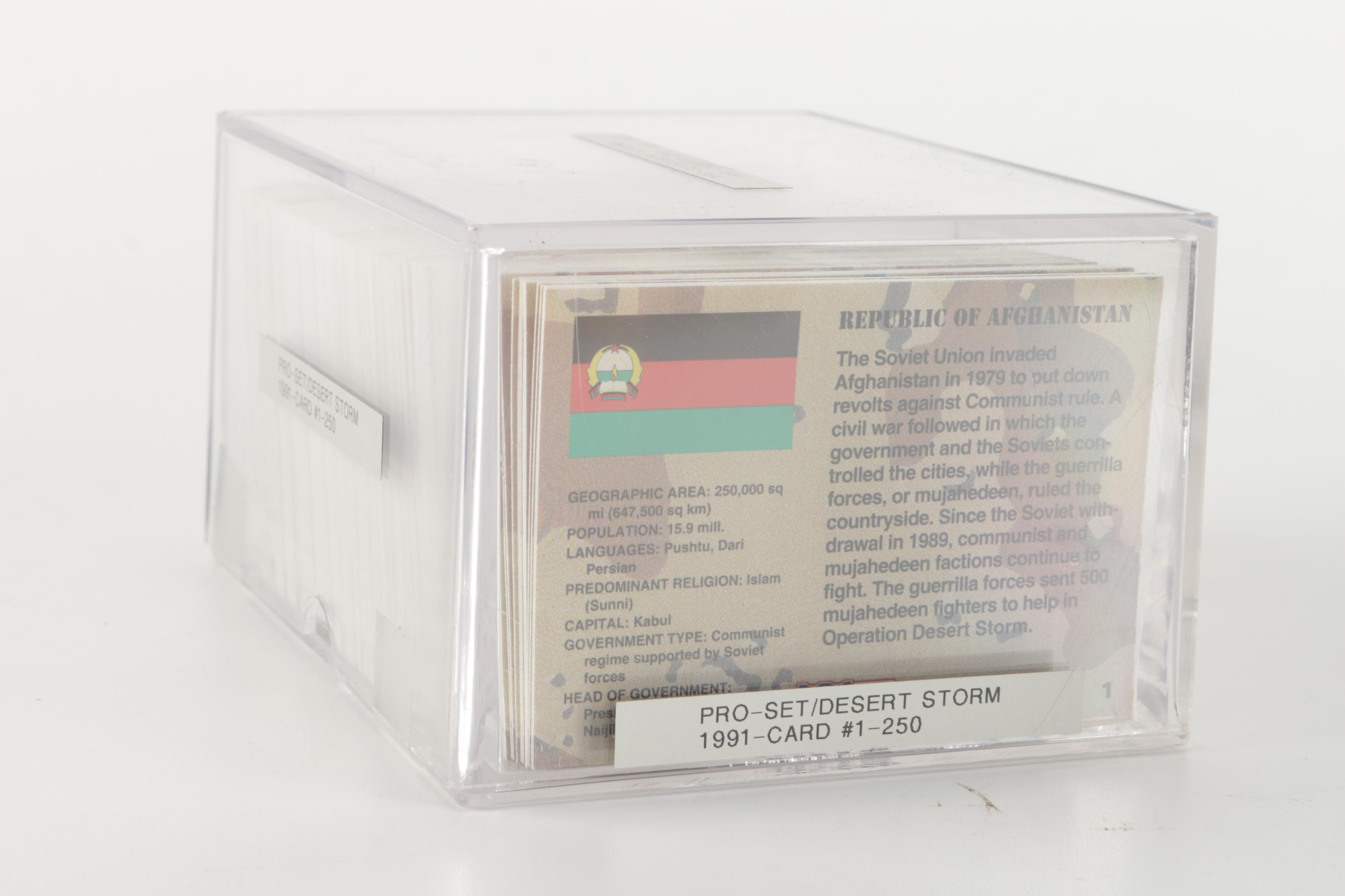 Assortment of Military Campaign Trading Cards