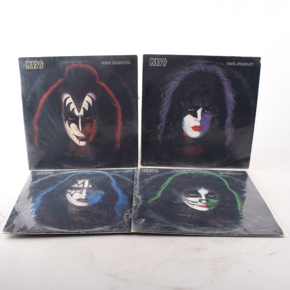 Vintage KISS Member Solo Albums