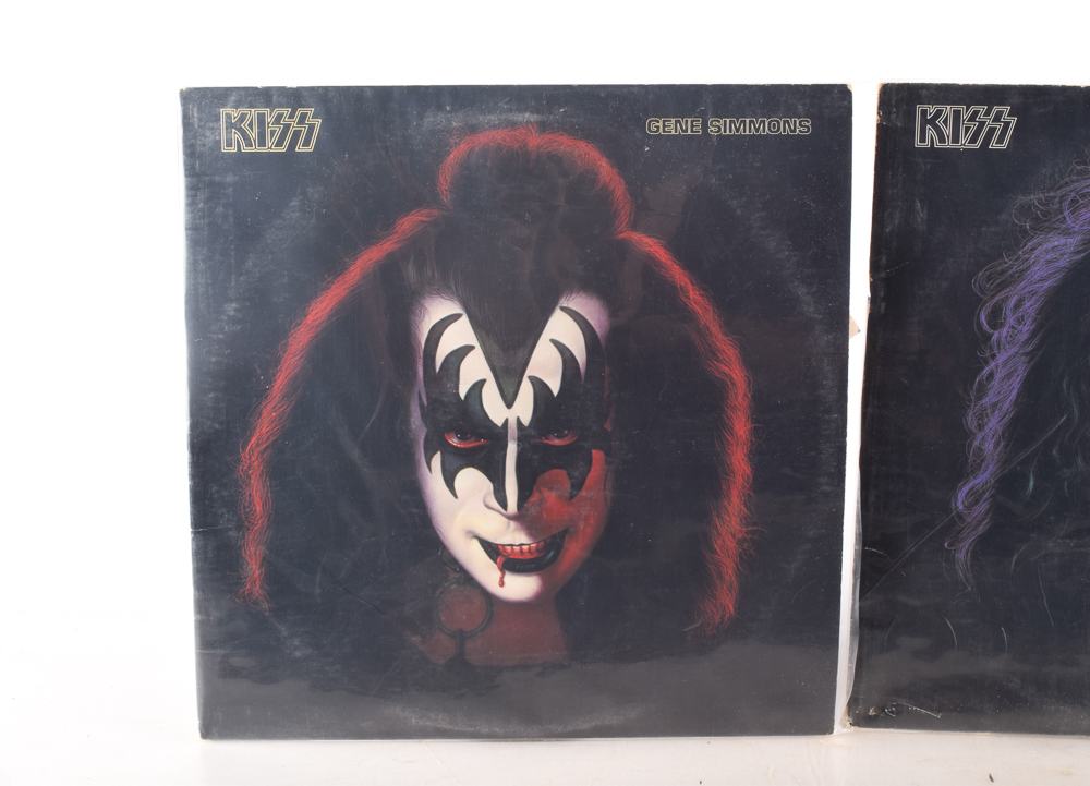 Vintage KISS Member Solo Albums