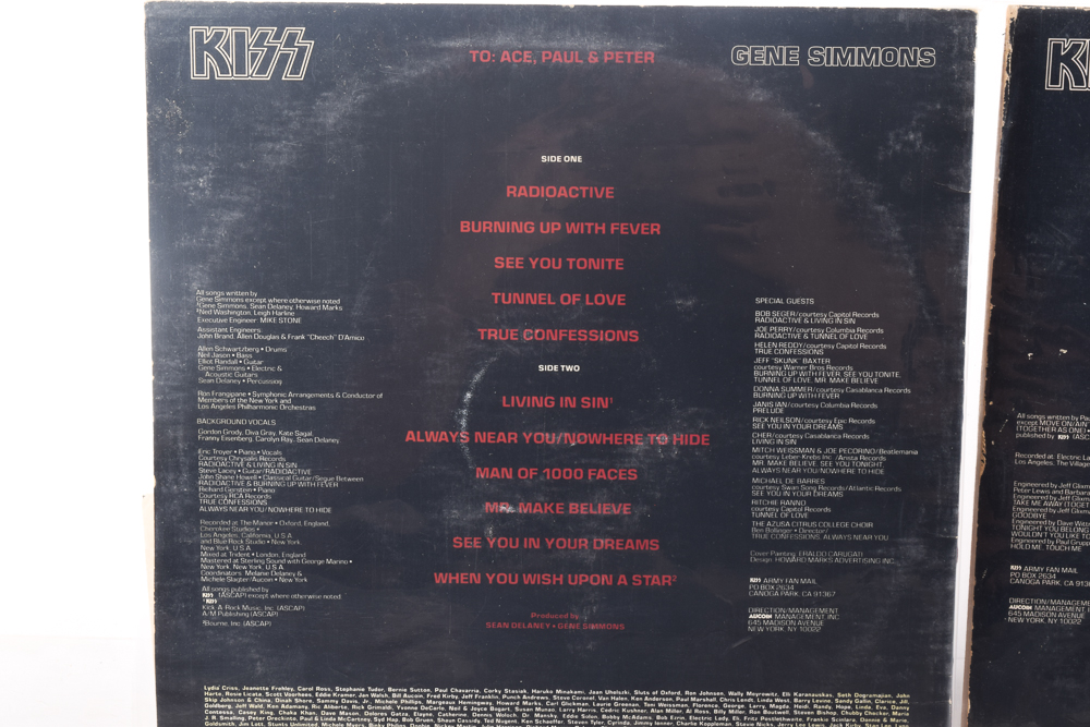 Vintage KISS Member Solo Albums