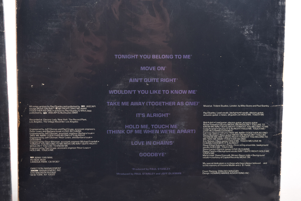 Vintage KISS Member Solo Albums