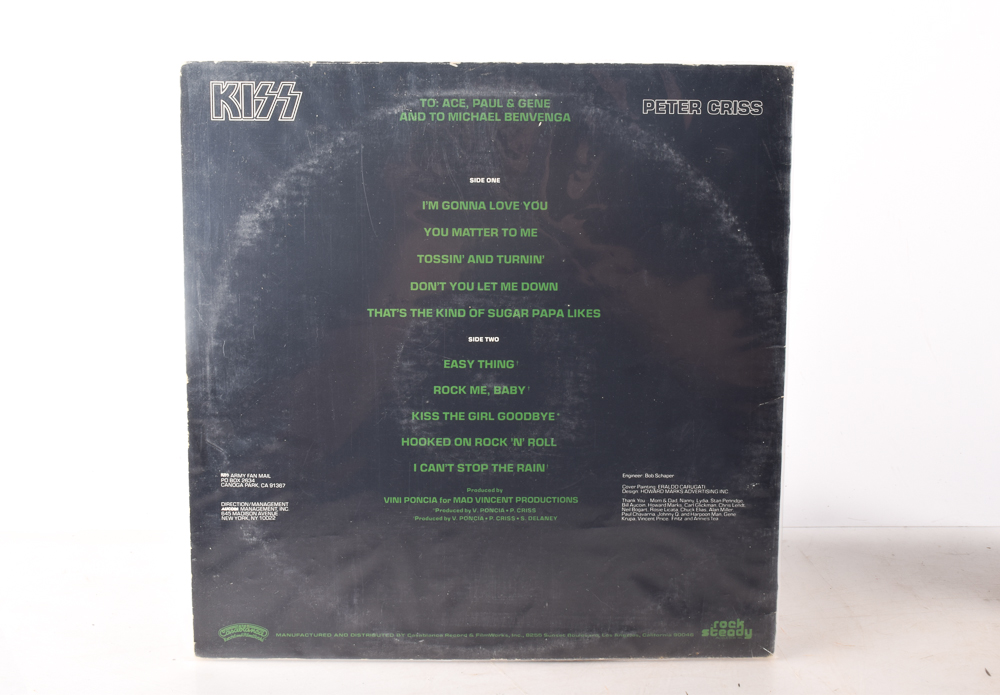 Vintage KISS Member Solo Albums