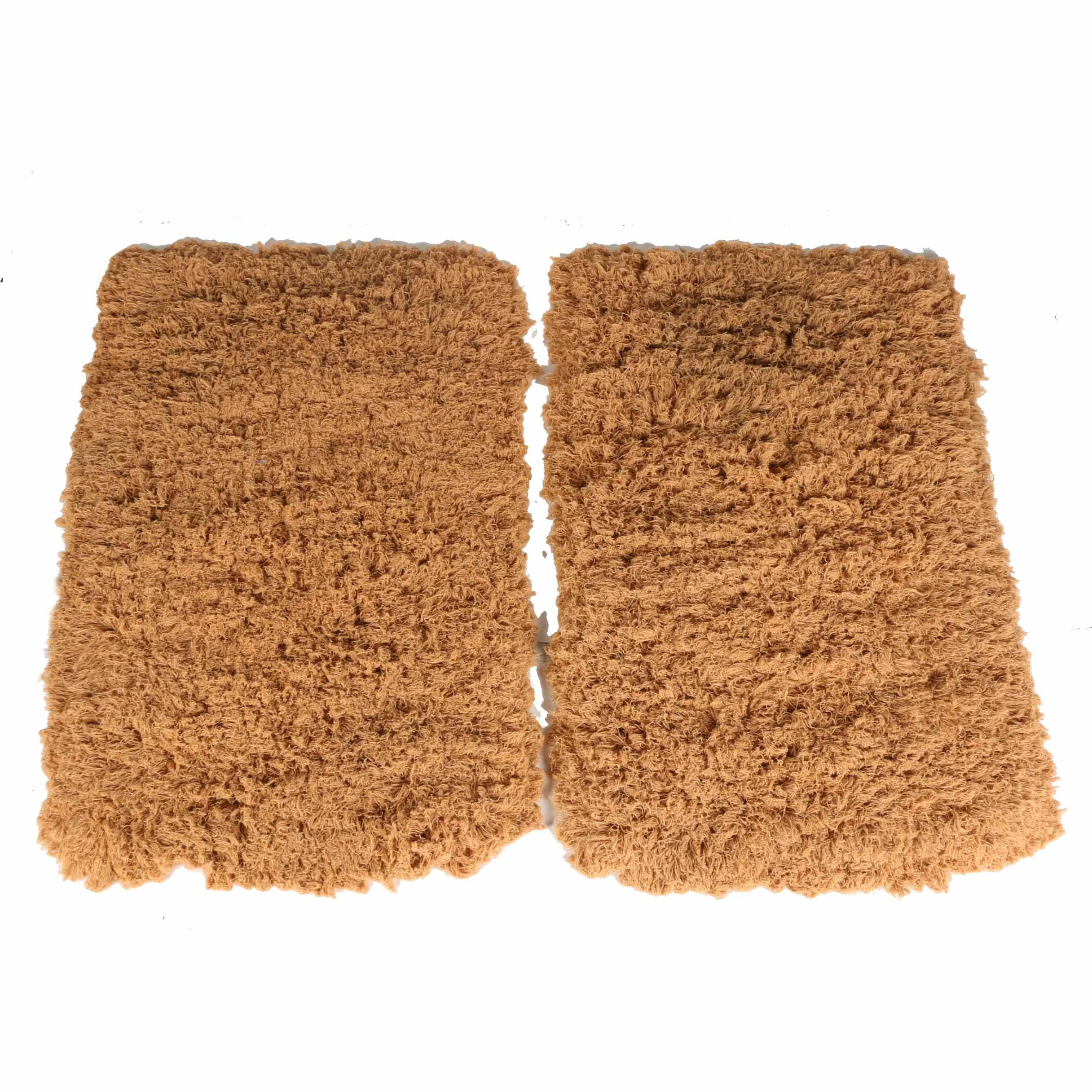 Machine Made Dreamweavers Shag Area Rug in Burnt Orange