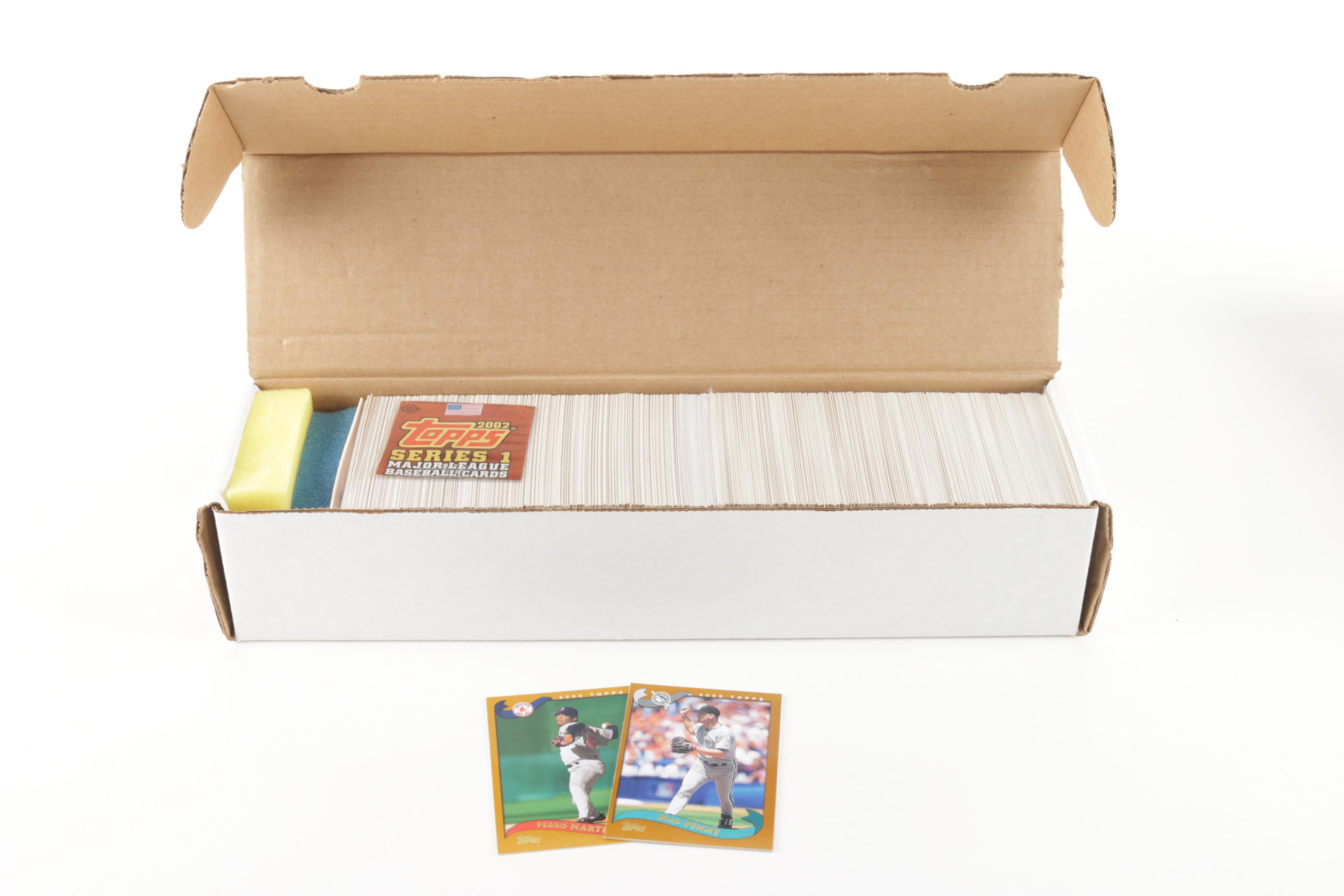 Topps 2001 and 2002 Baseball Trading Cards