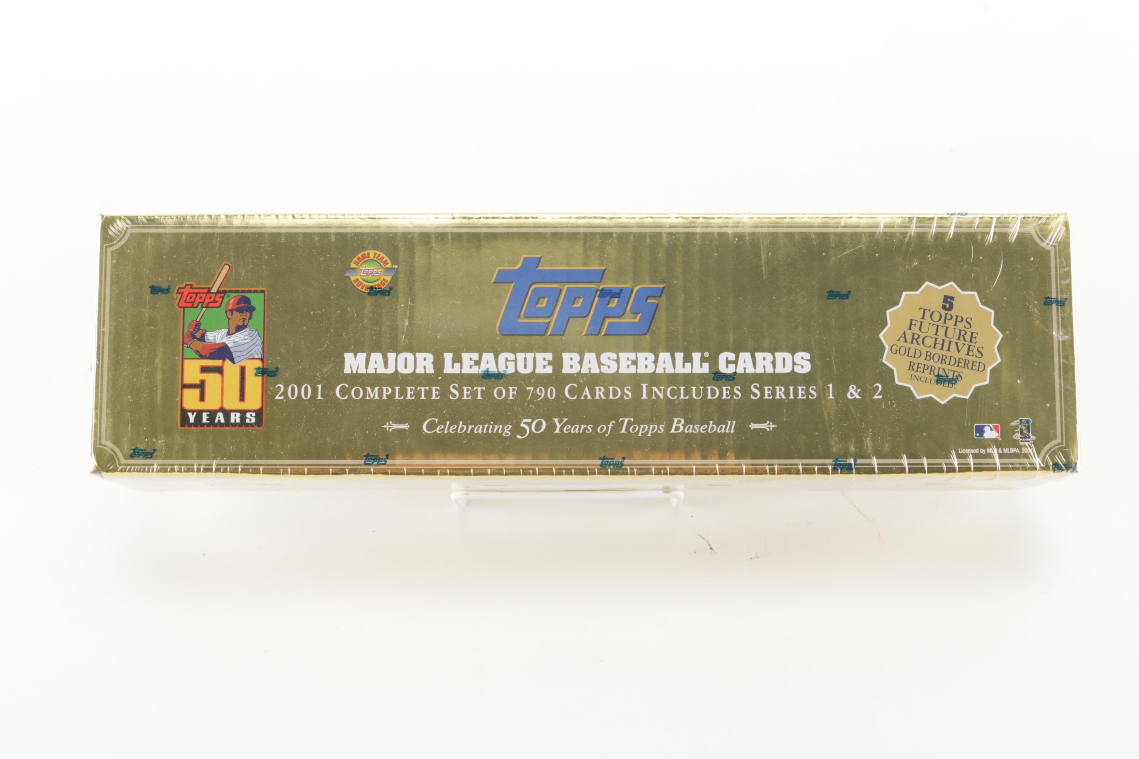 Topps 2001 and 2002 Baseball Trading Cards