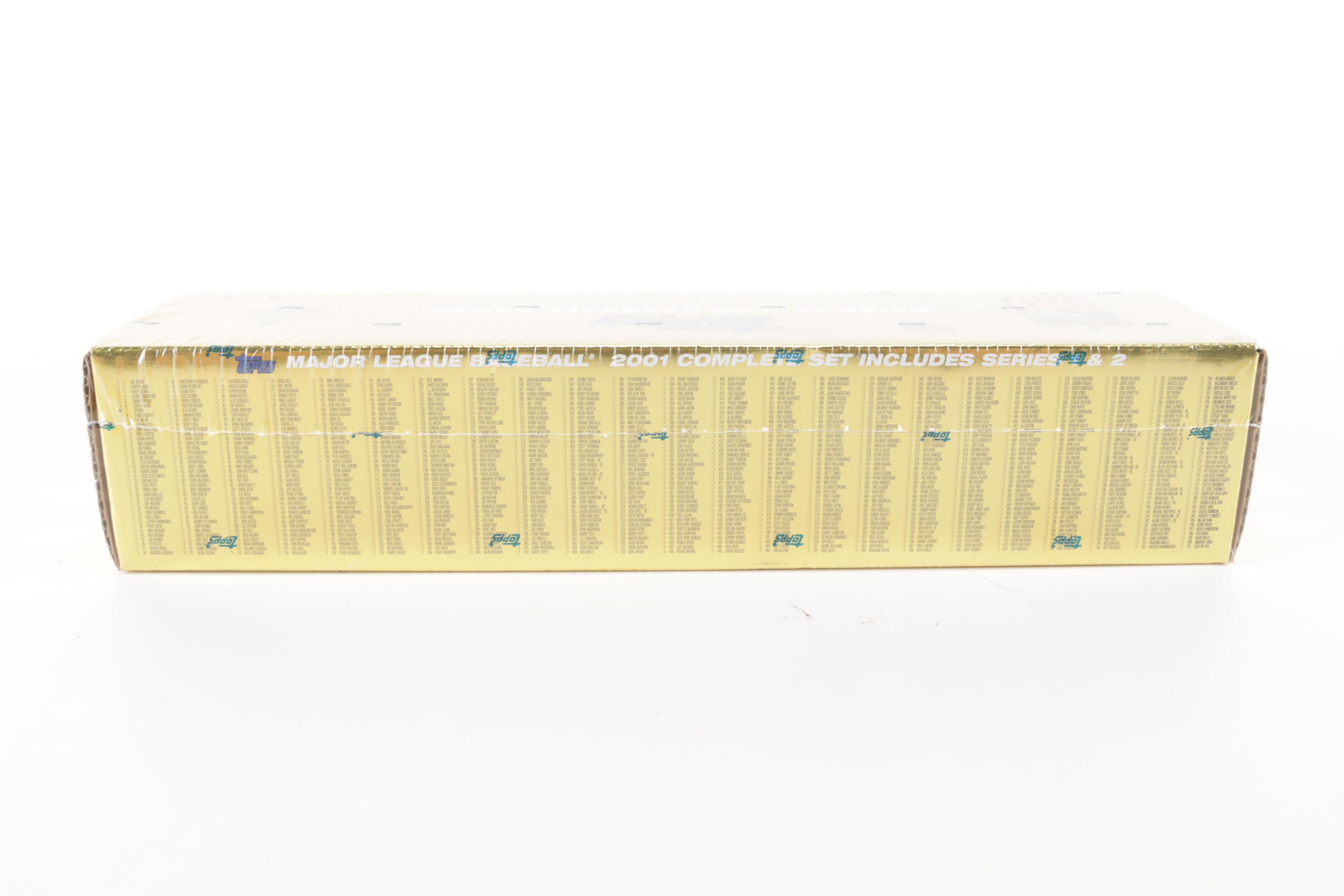 Topps 2001 and 2002 Baseball Trading Cards