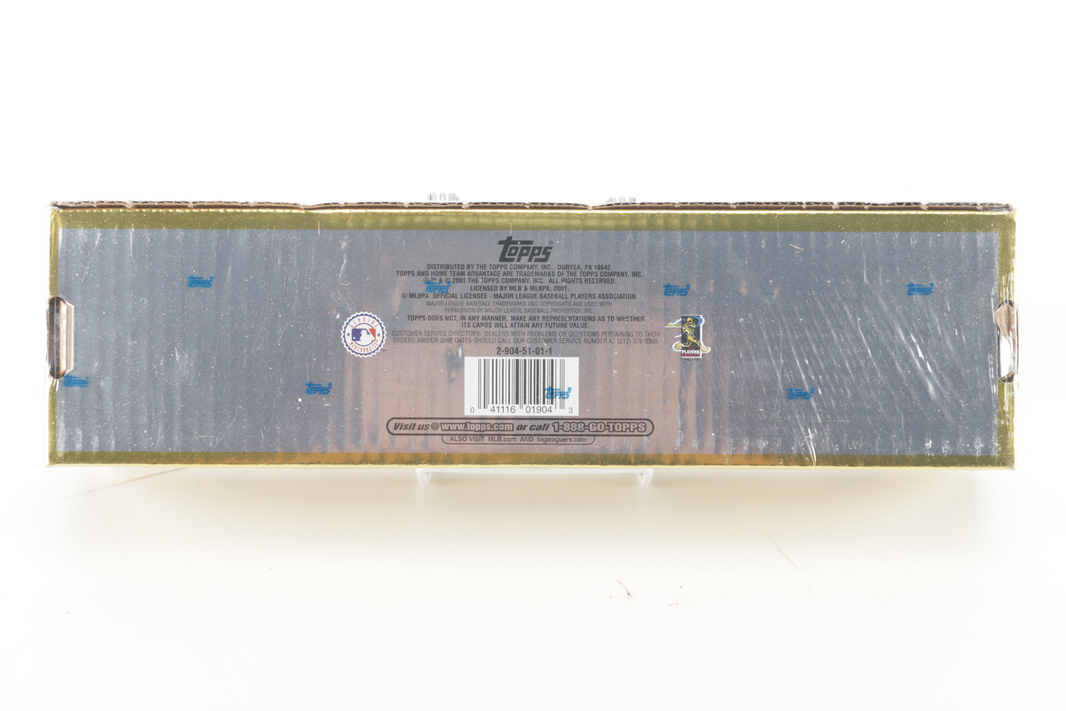 Topps 2001 and 2002 Baseball Trading Cards