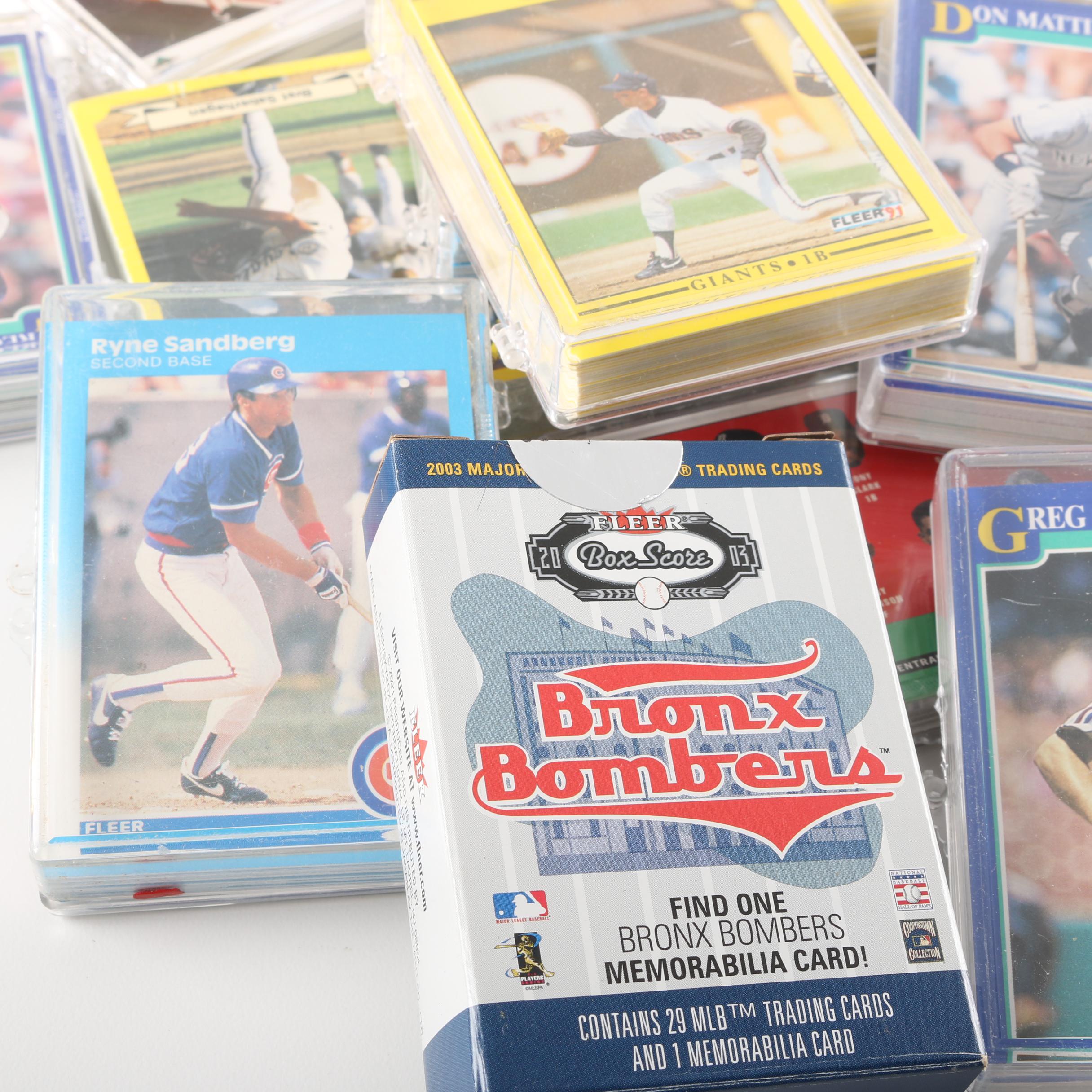 Assortment of 1990s Baseball Cards