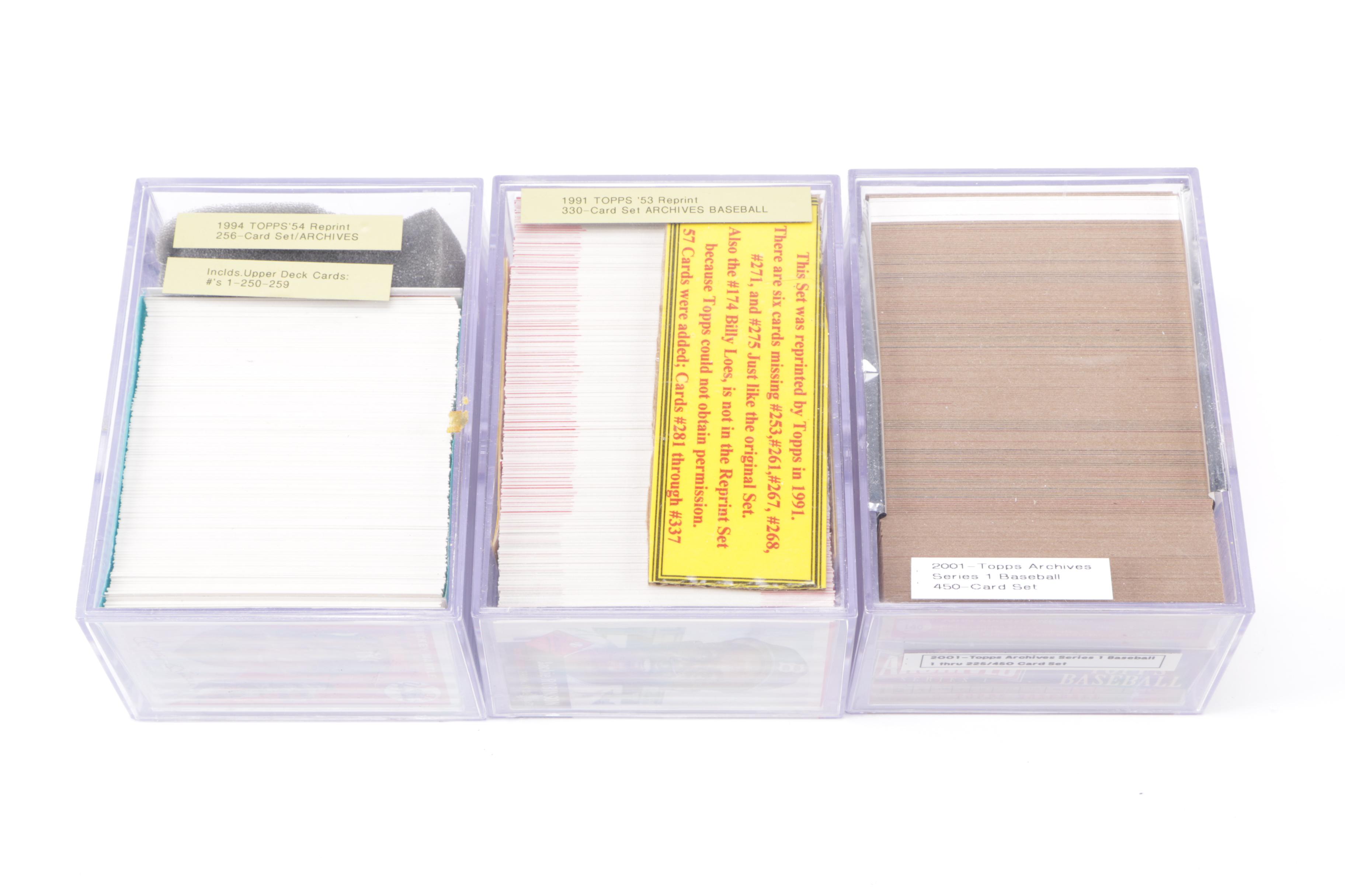 Assortment of Topps and Upper Deck 1990s Baseball Cards