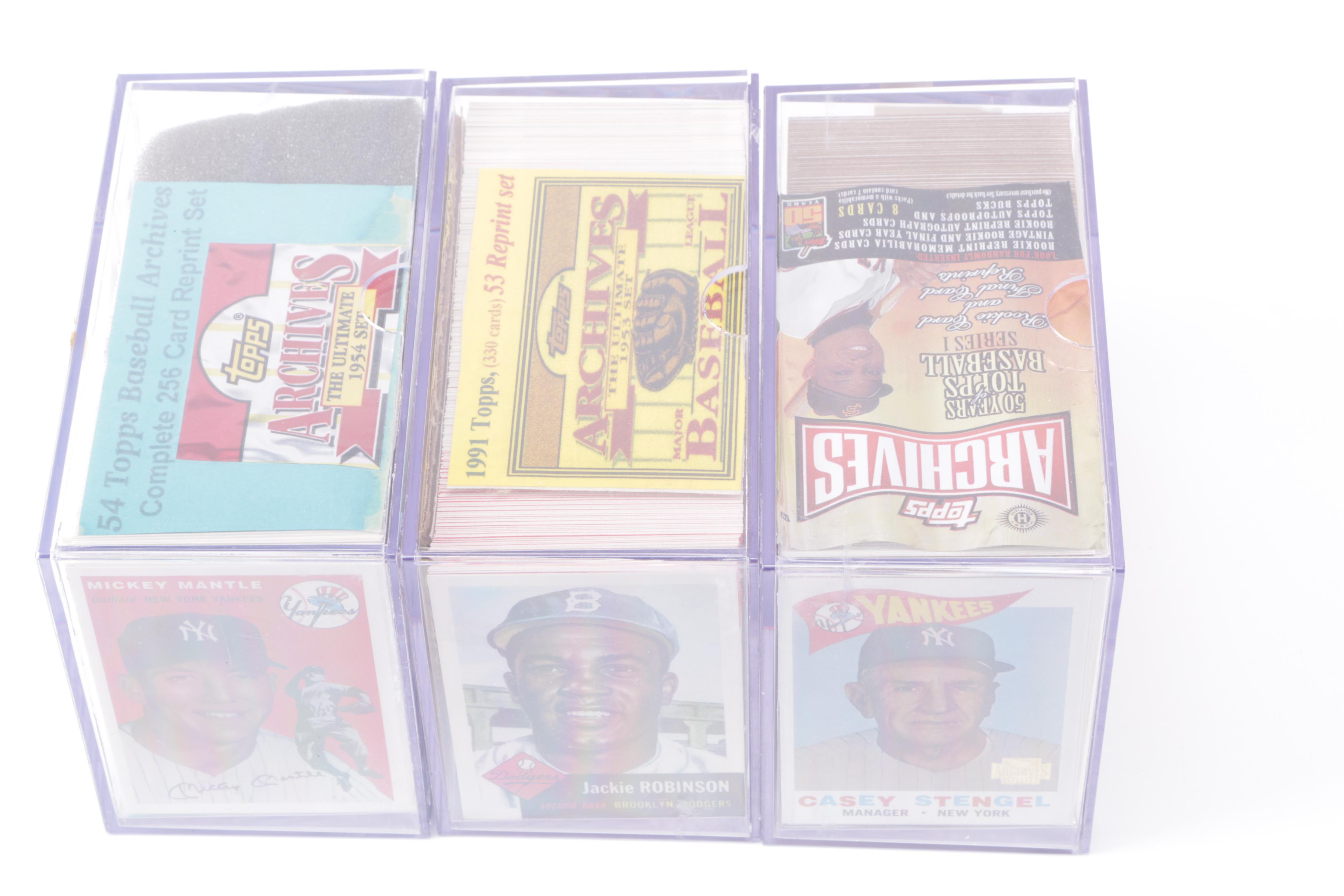 Assortment of Topps and Upper Deck 1990s Baseball Cards