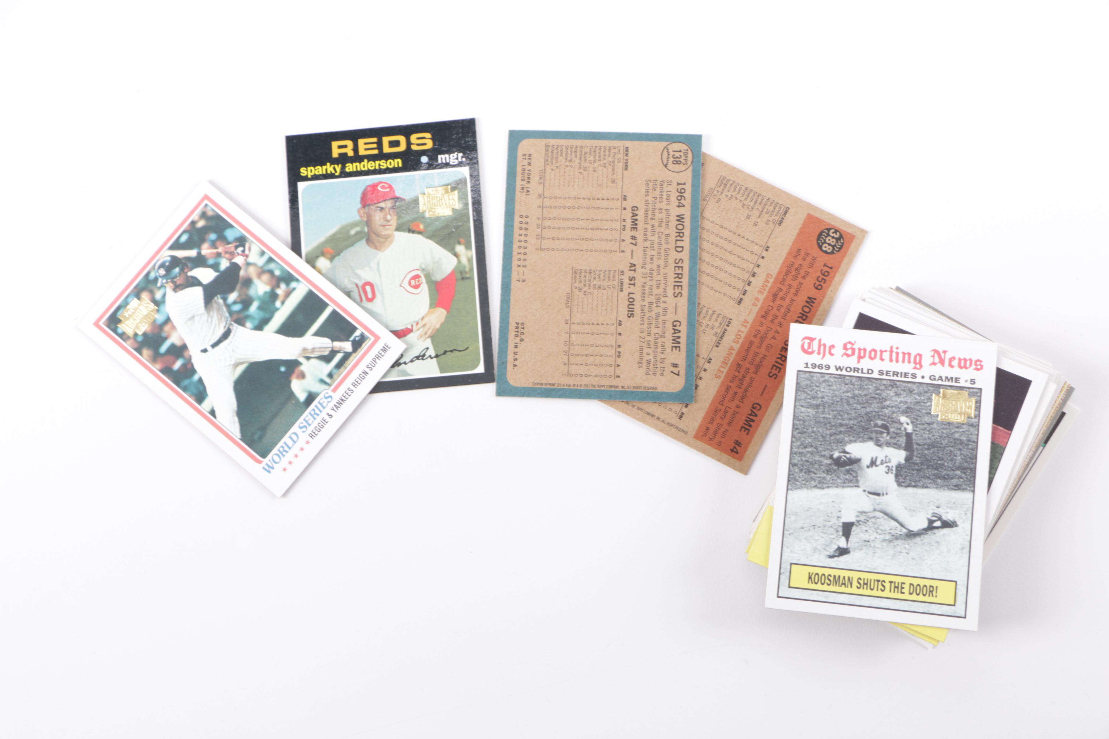 Assortment of Topps and Upper Deck 1990s Baseball Cards