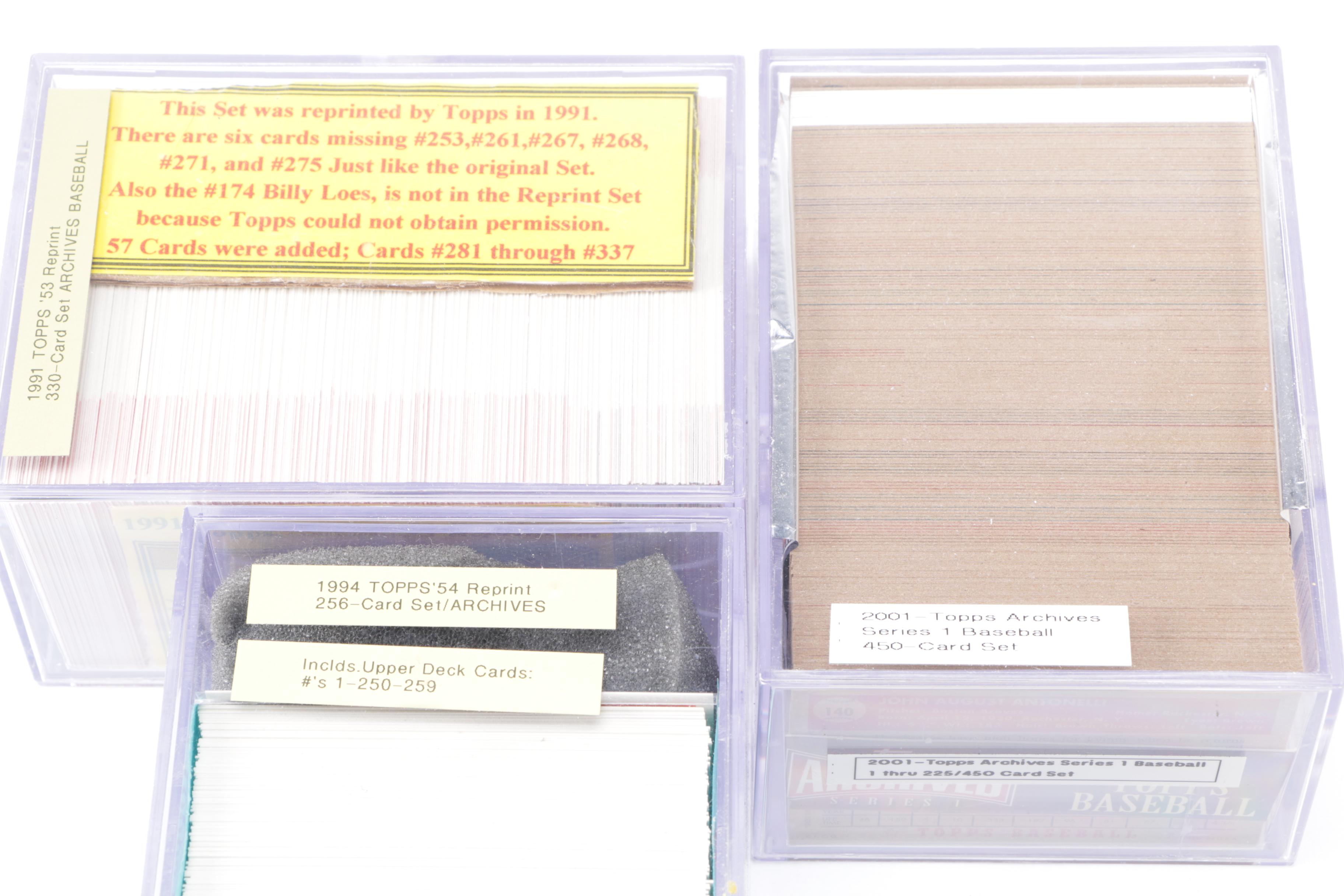 Assortment of Topps and Upper Deck 1990s Baseball Cards