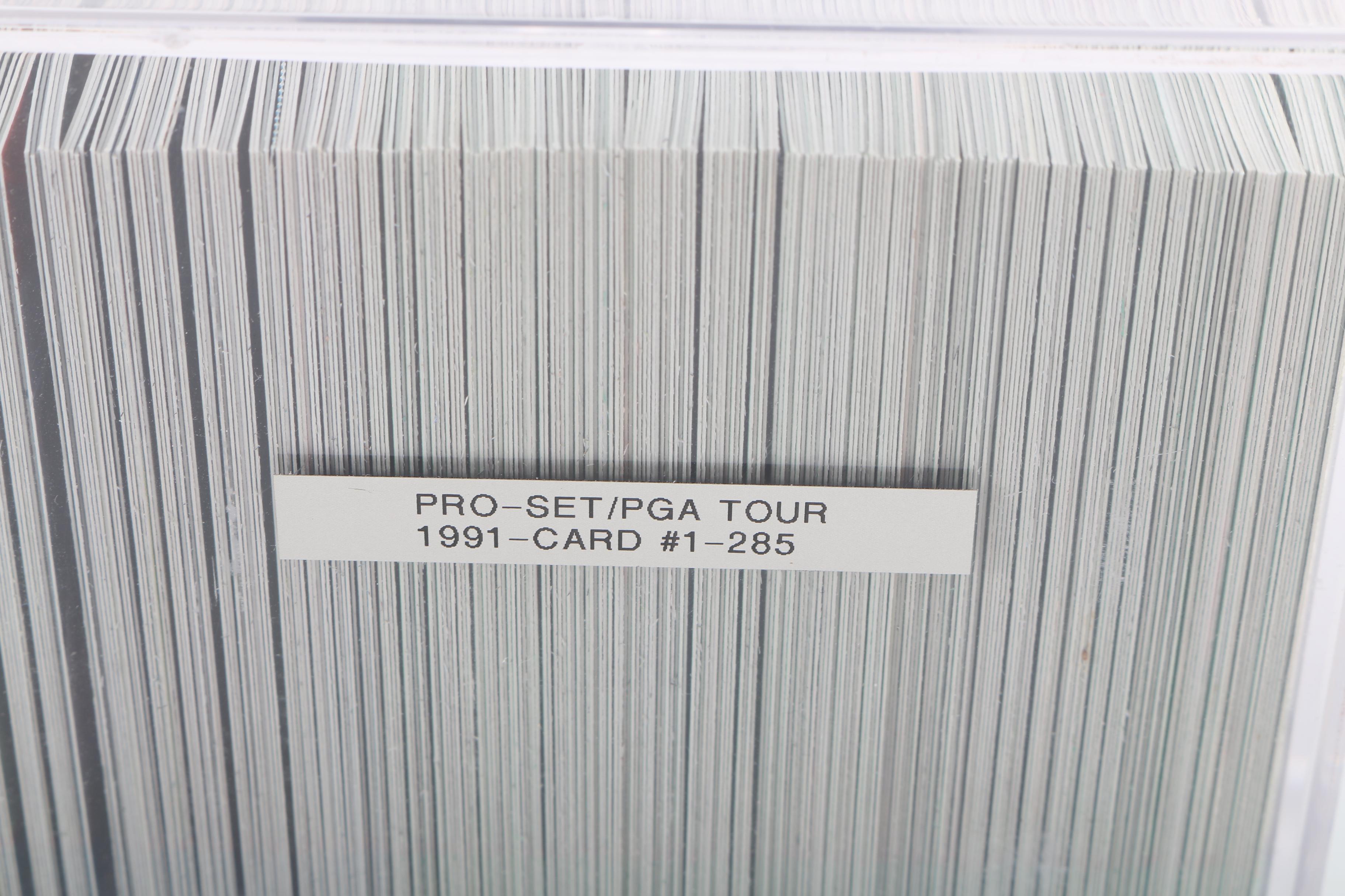 Pro Set Assorted Golf Cards