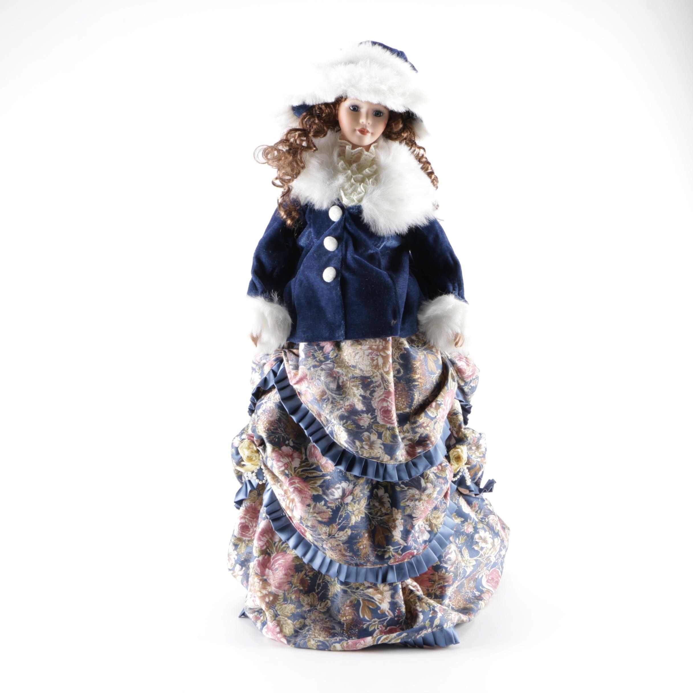 Belle Epoch Style Porcelain Doll