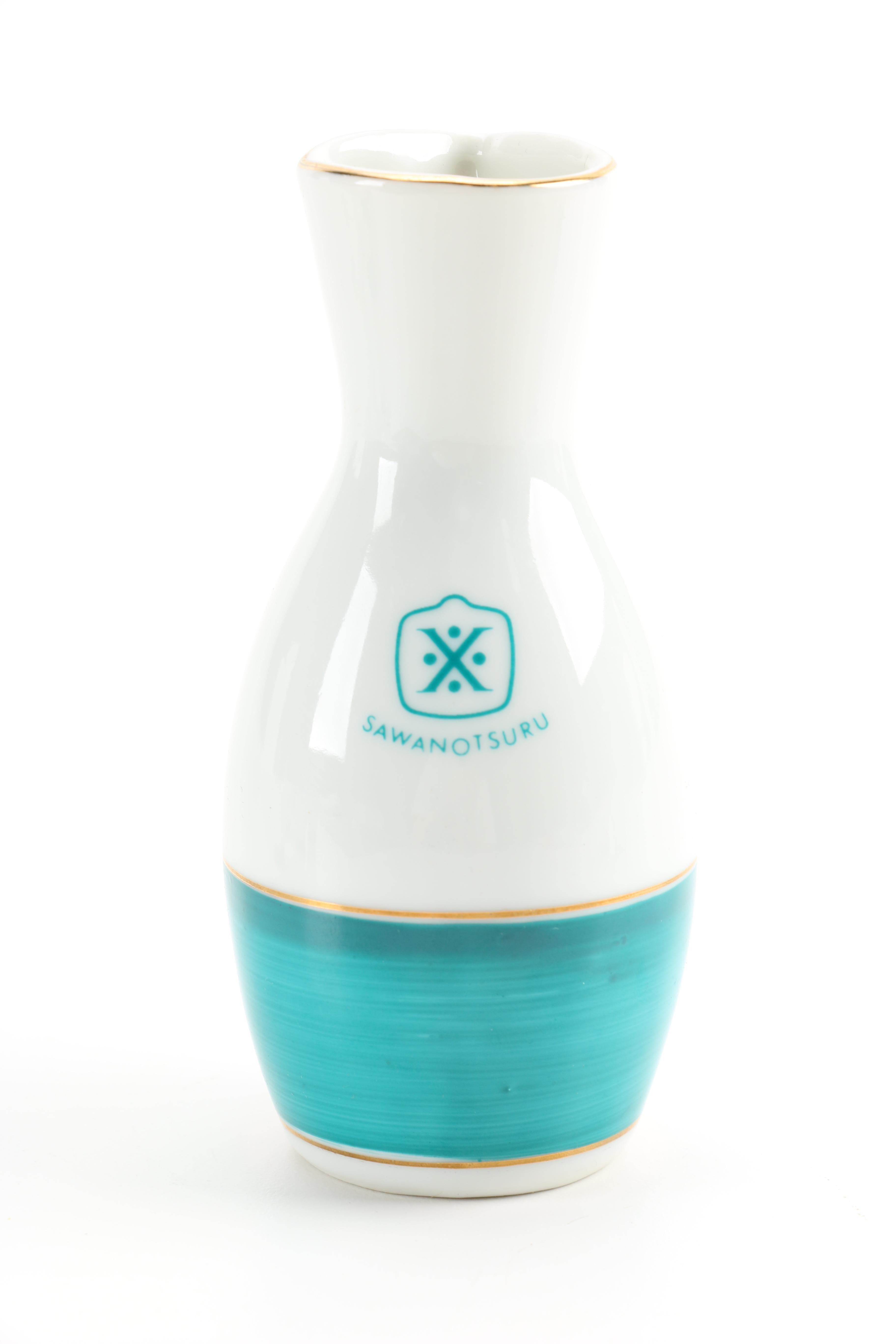 Sawanotsuru Sake Pitcher and Cups