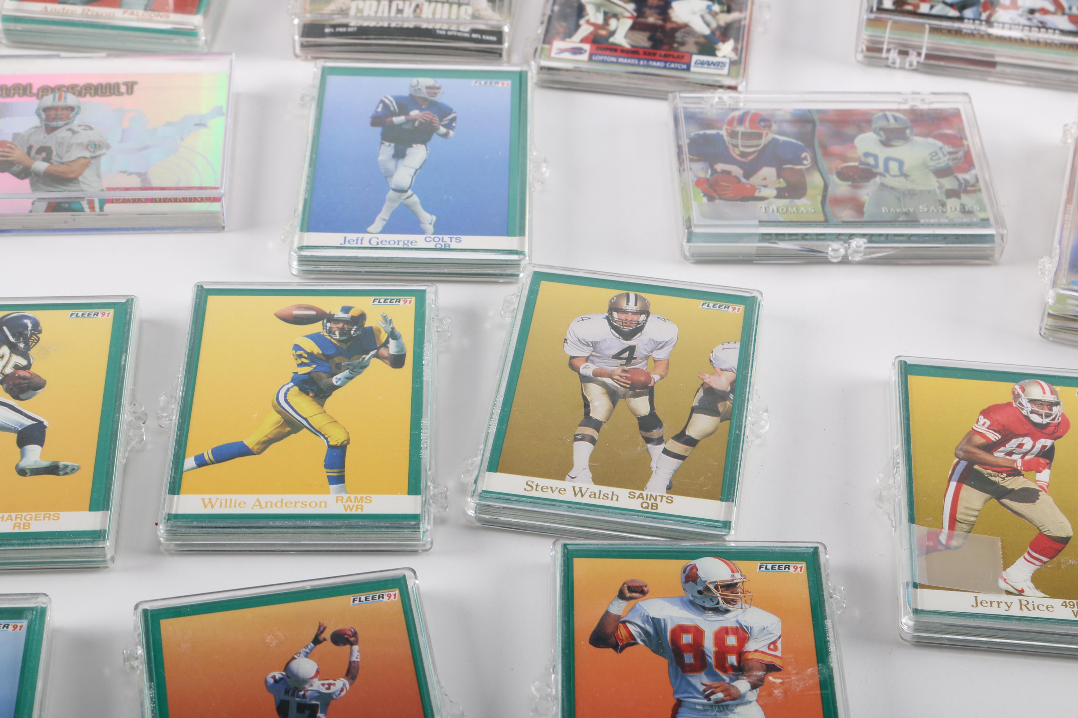 Assortment of Football Cards