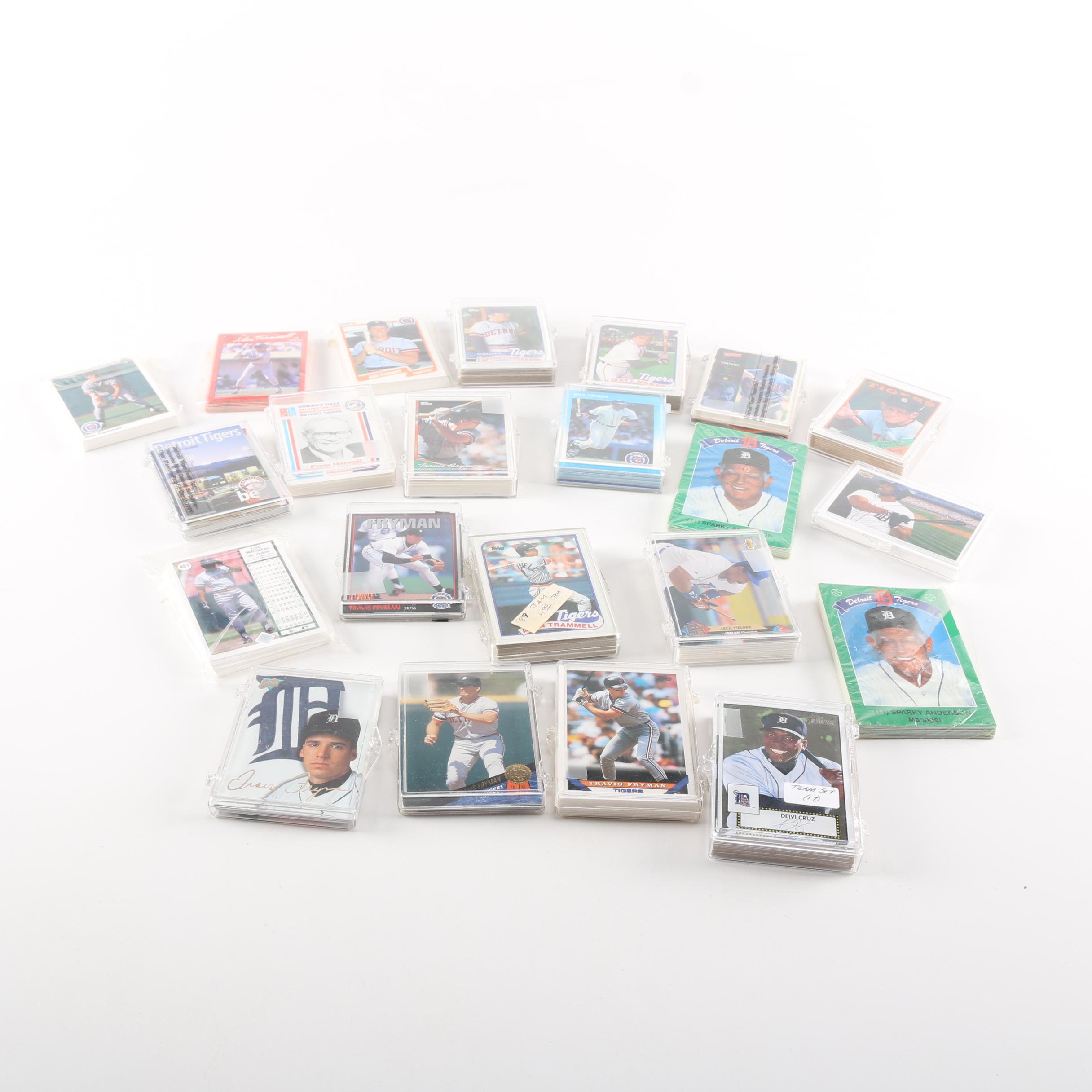 Collection of Detroit Tigers Cards