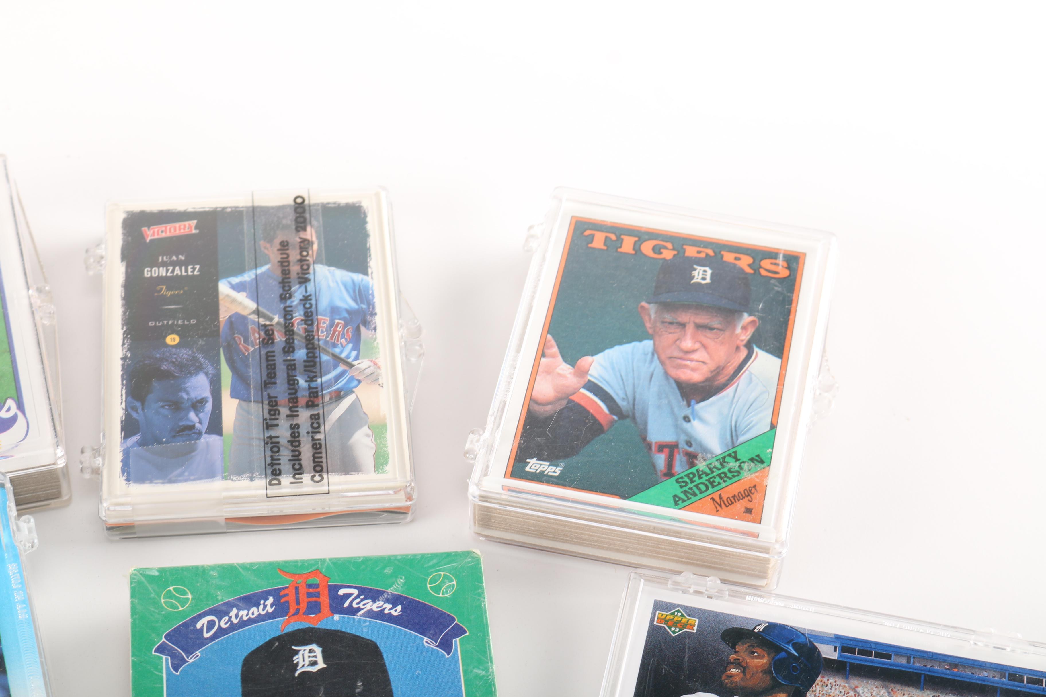 Collection of Detroit Tigers Cards