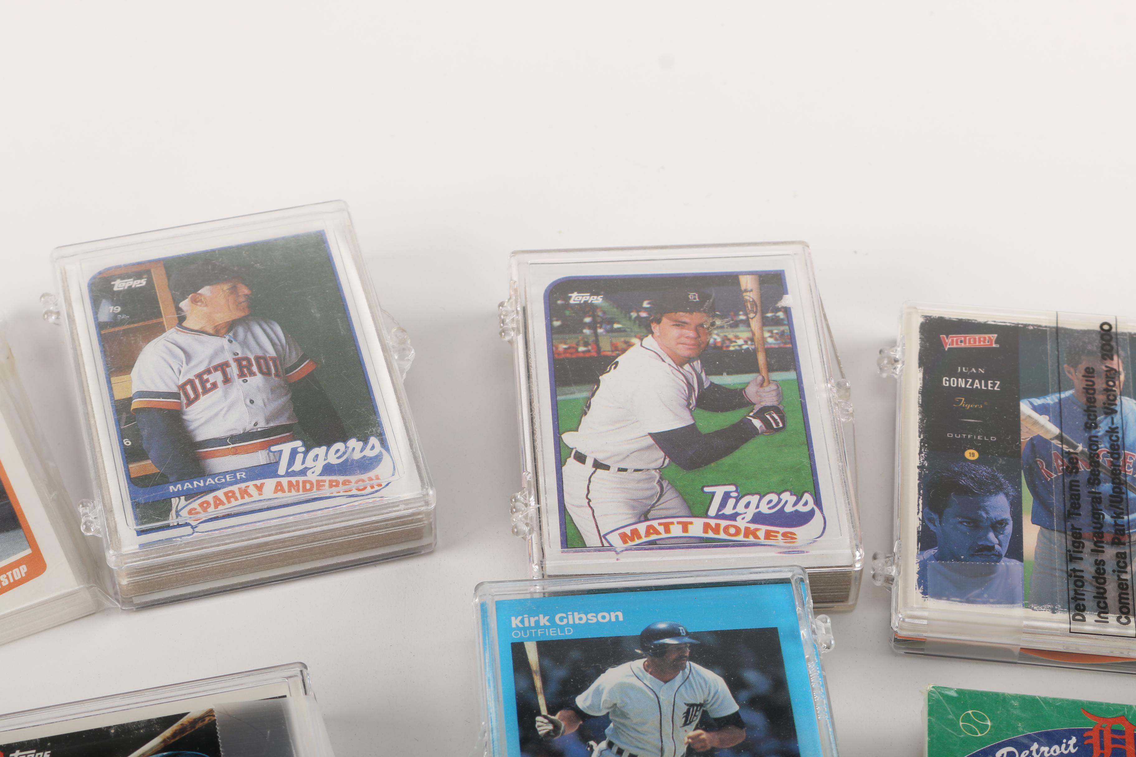 Collection of Detroit Tigers Cards