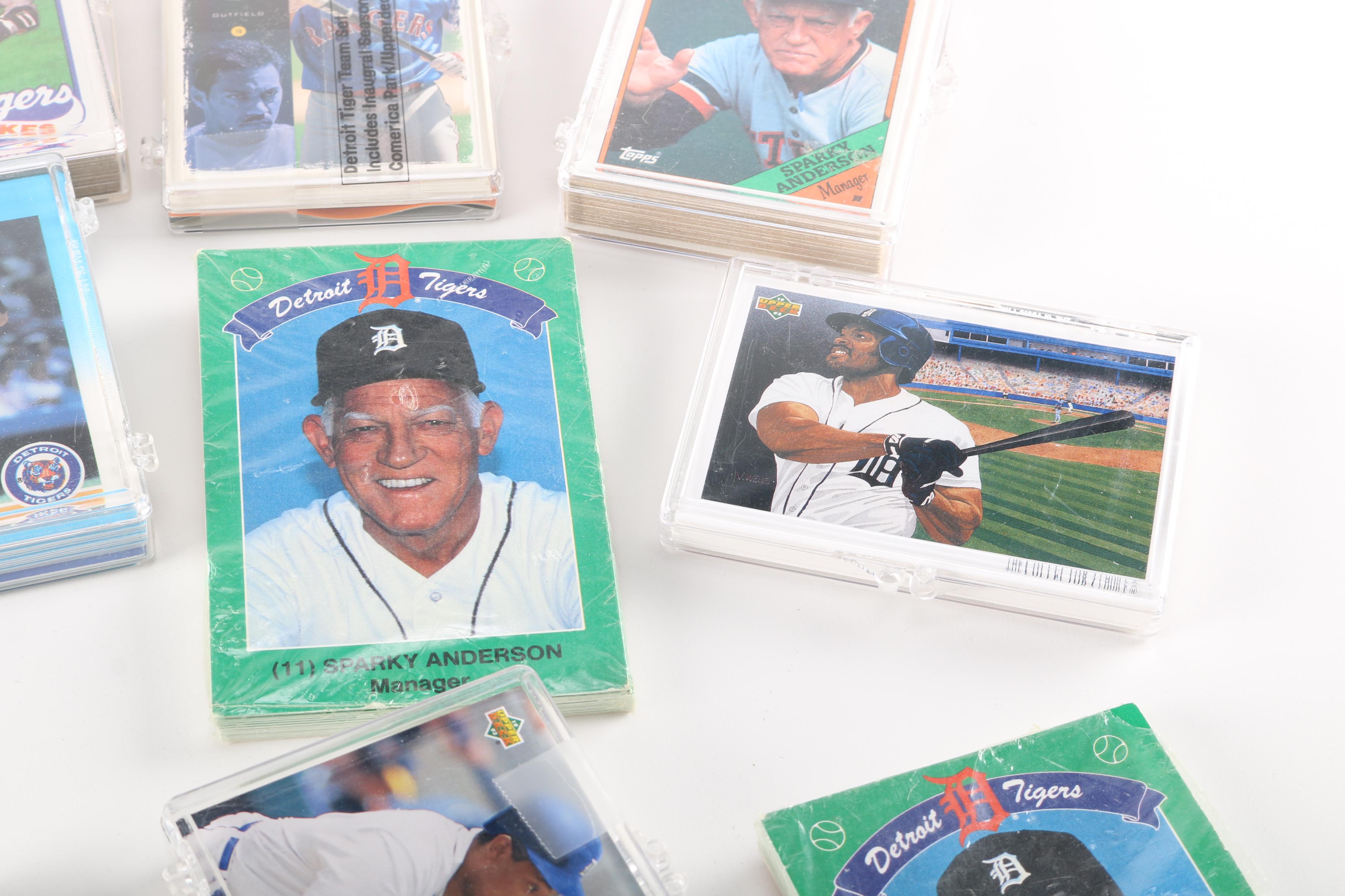 Collection of Detroit Tigers Cards