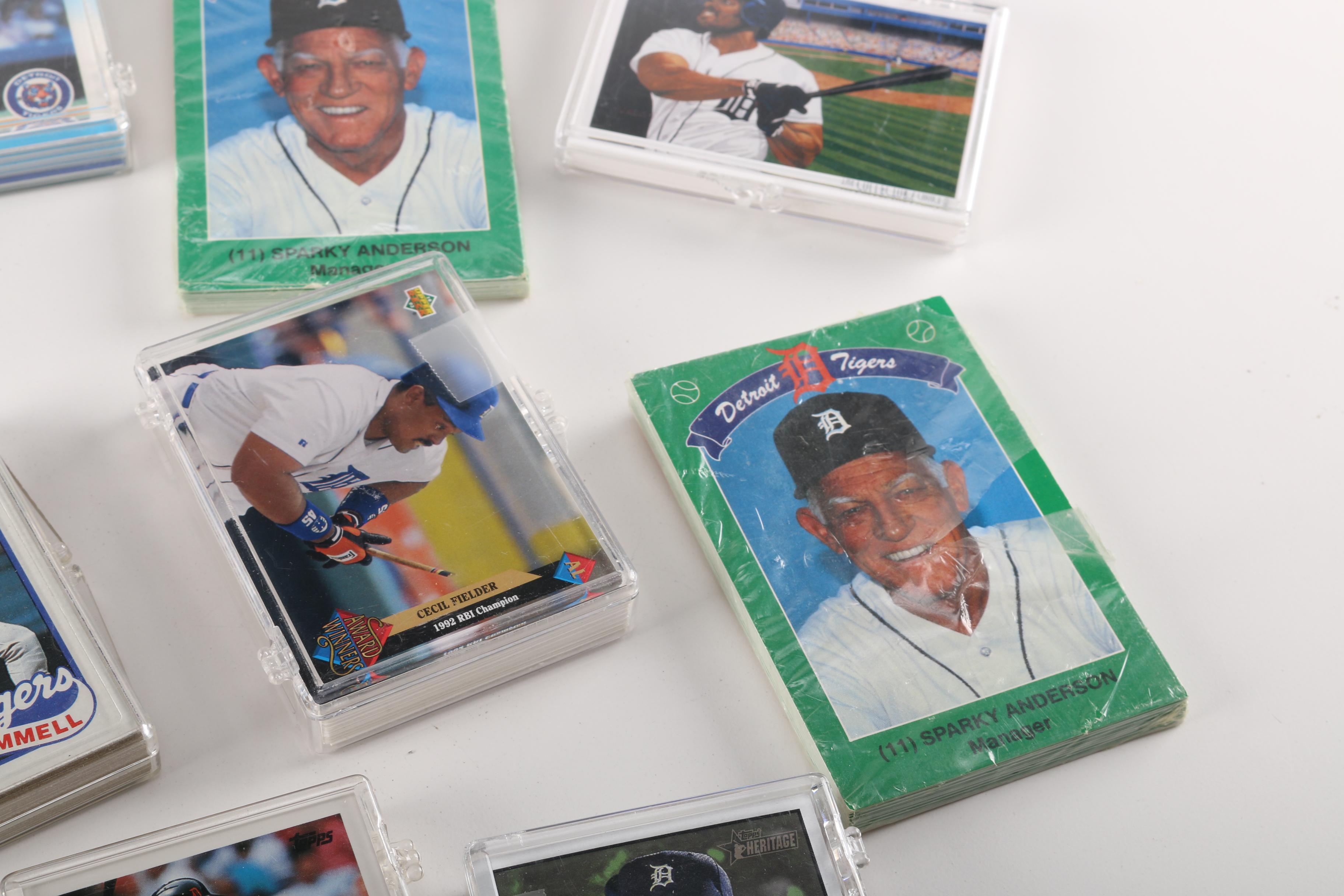 Collection of Detroit Tigers Cards