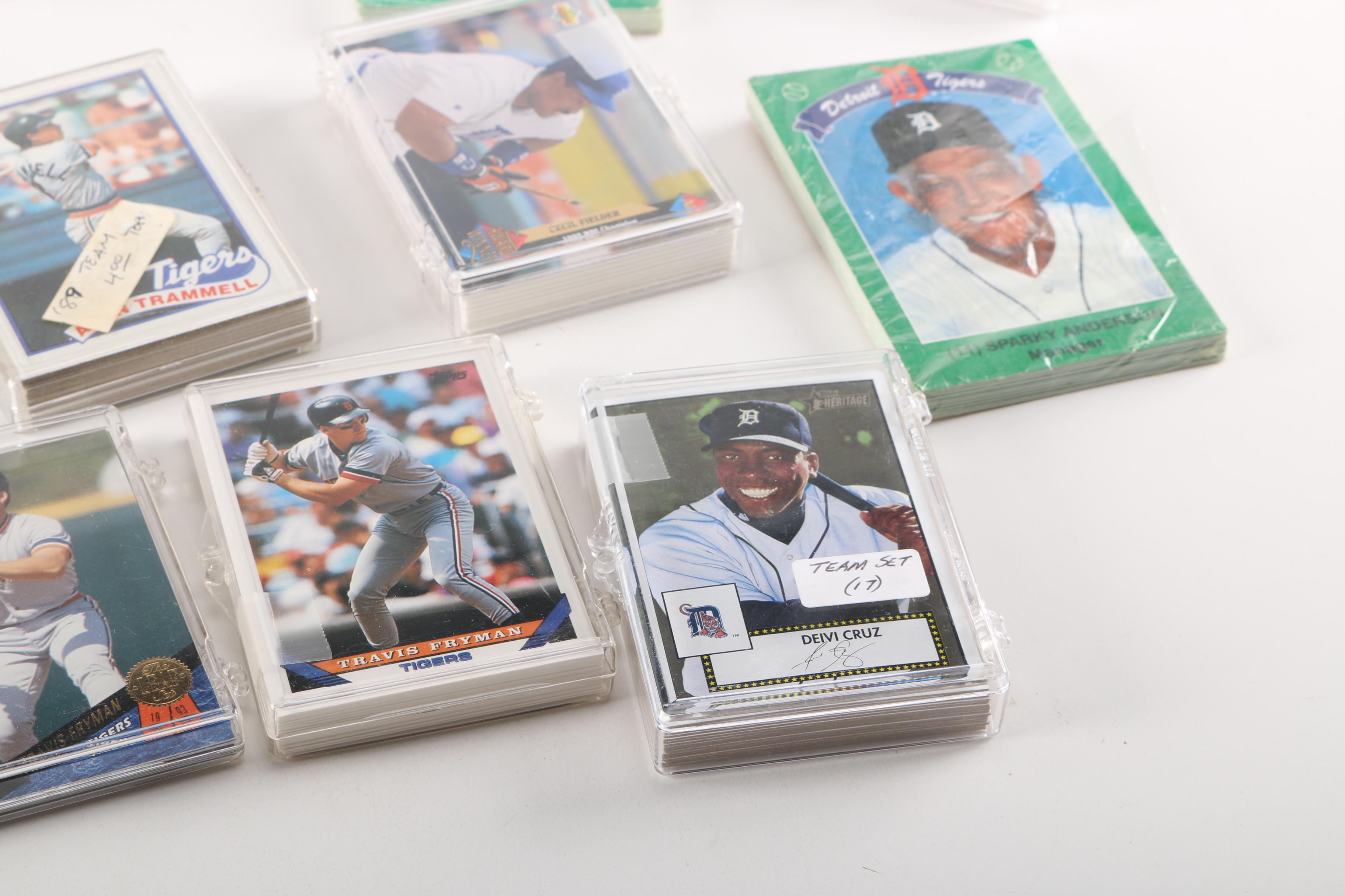 Collection of Detroit Tigers Cards