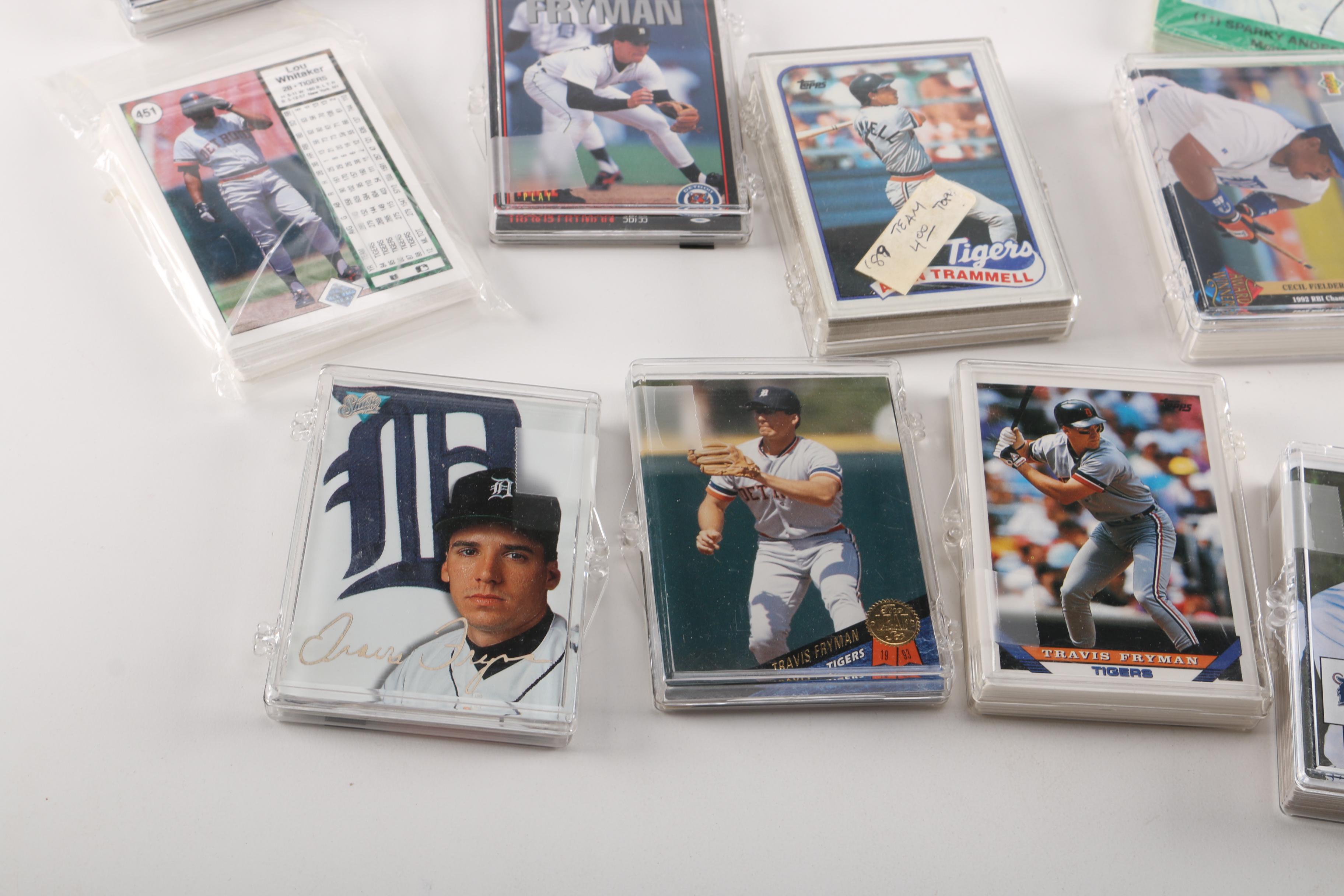Collection of Detroit Tigers Cards