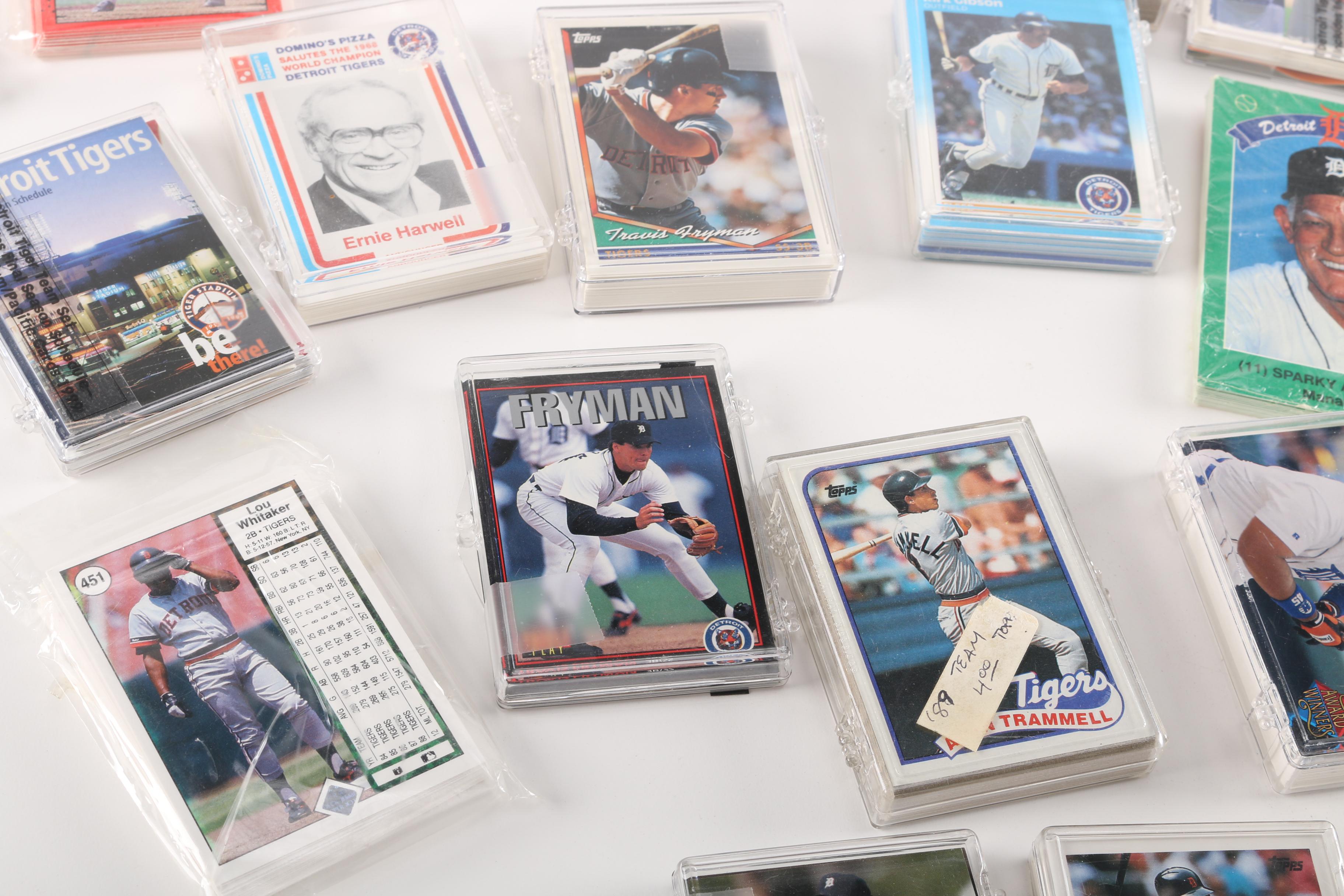 Collection of Detroit Tigers Cards