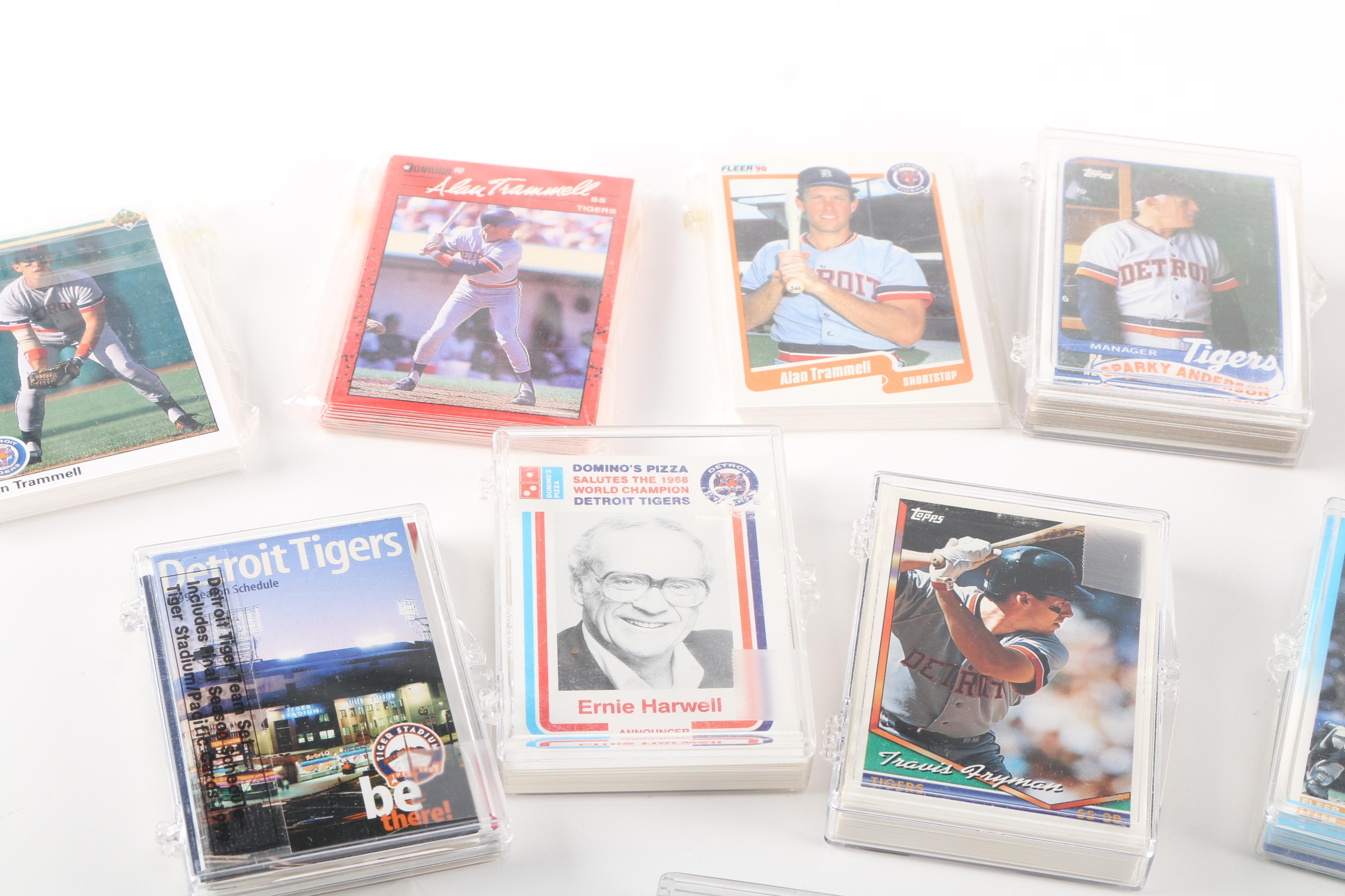 Collection of Detroit Tigers Cards