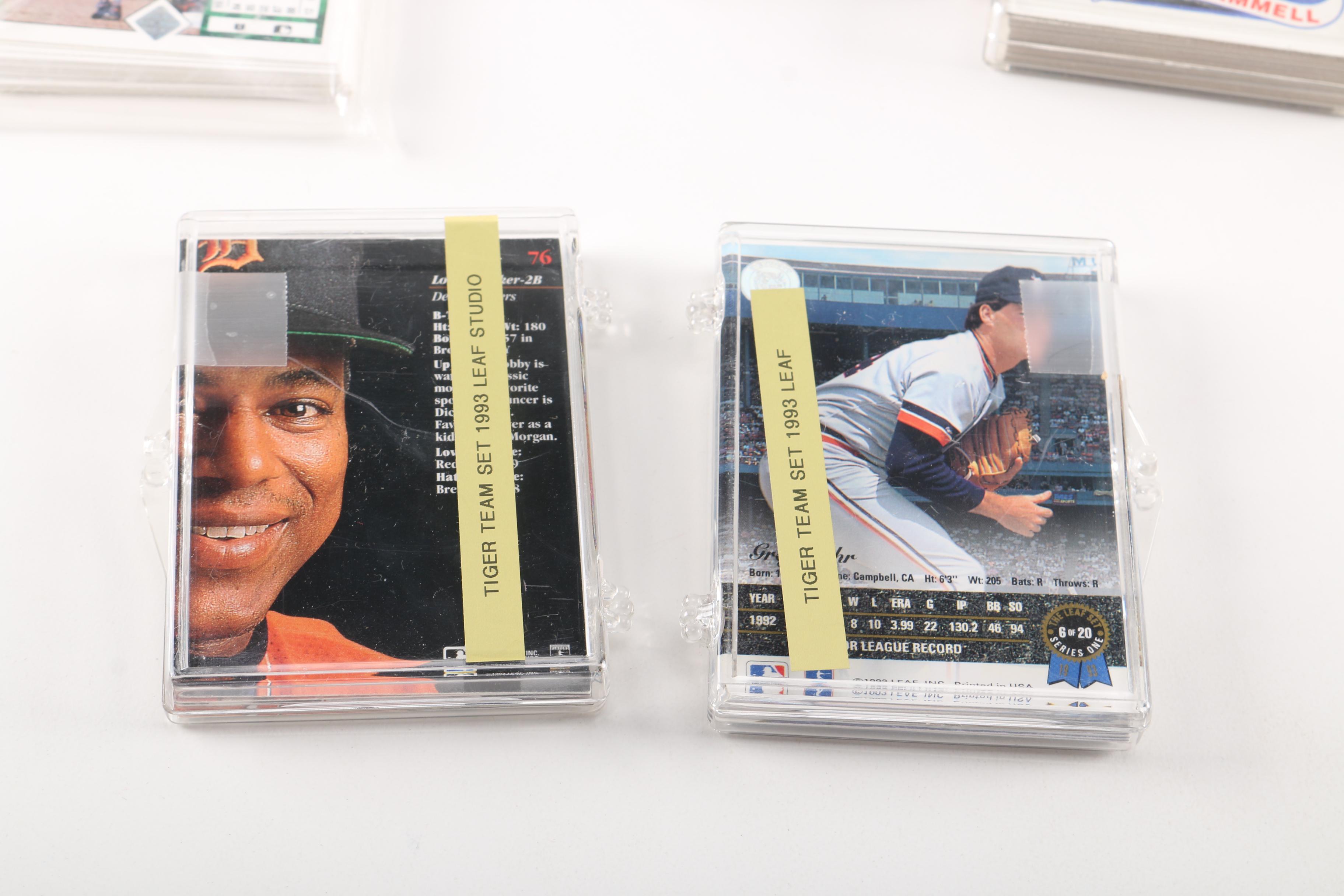 Collection of Detroit Tigers Cards